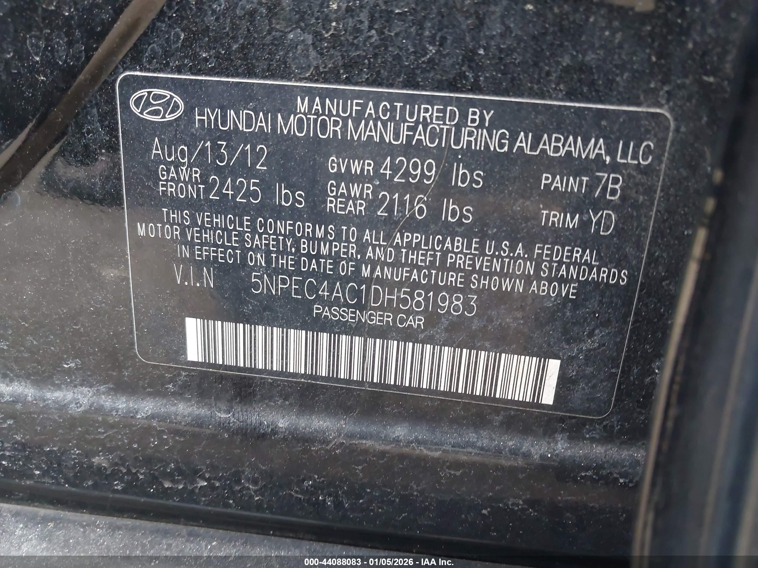 HYUNDAI SONATA image 9