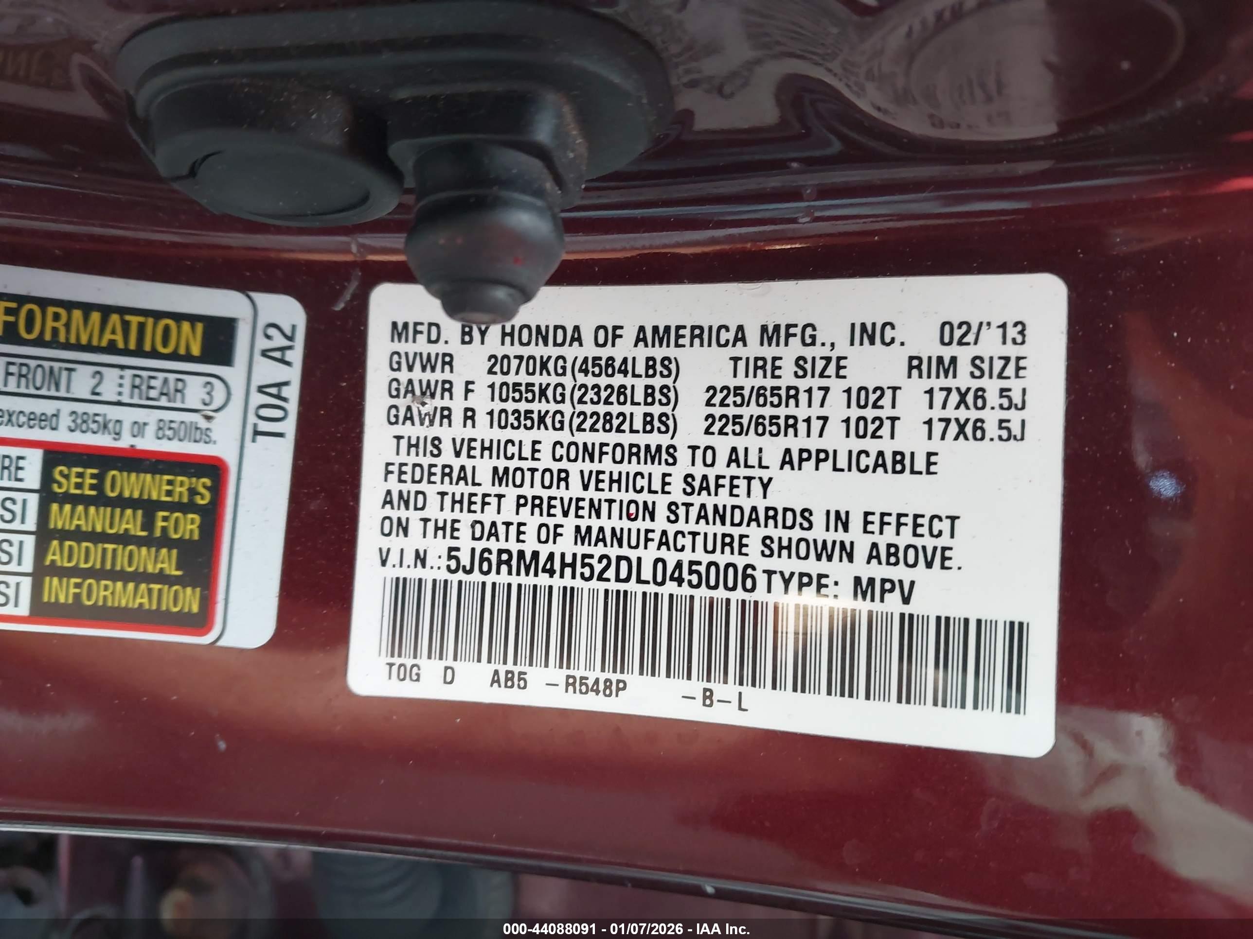 HONDA CR-V image 9