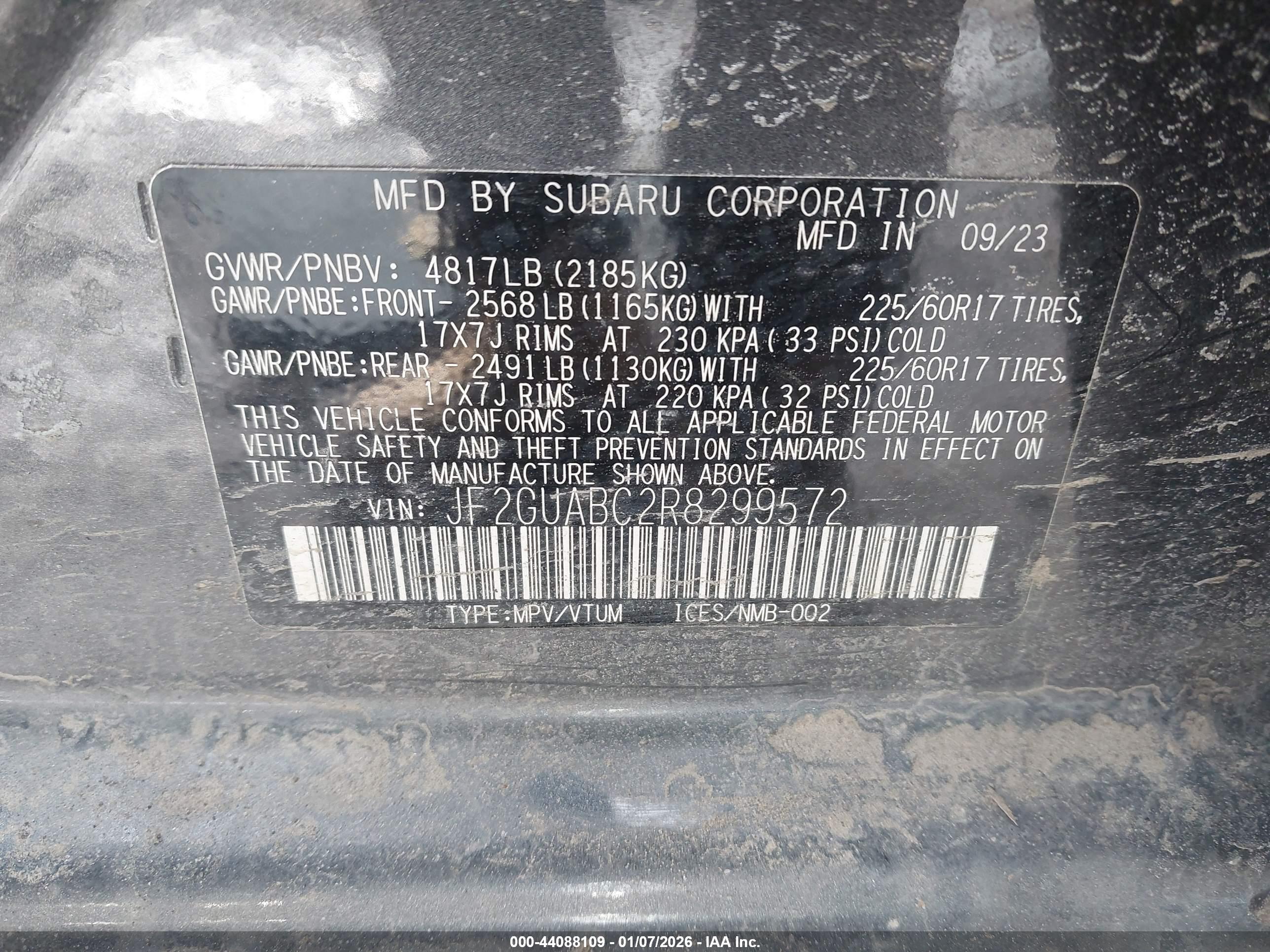 SUBARU CROSSTREK image 9