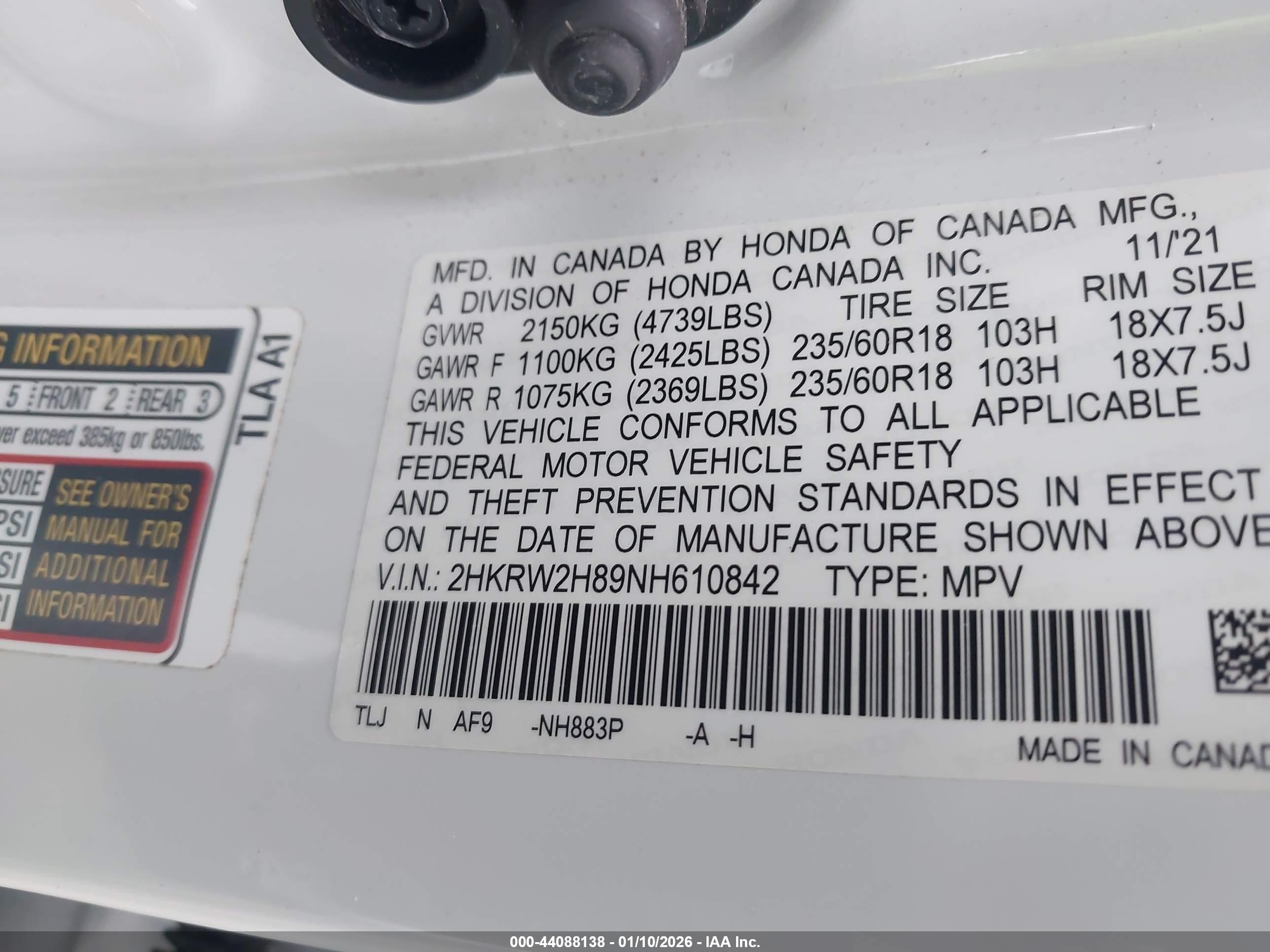 HONDA CR-V image 9