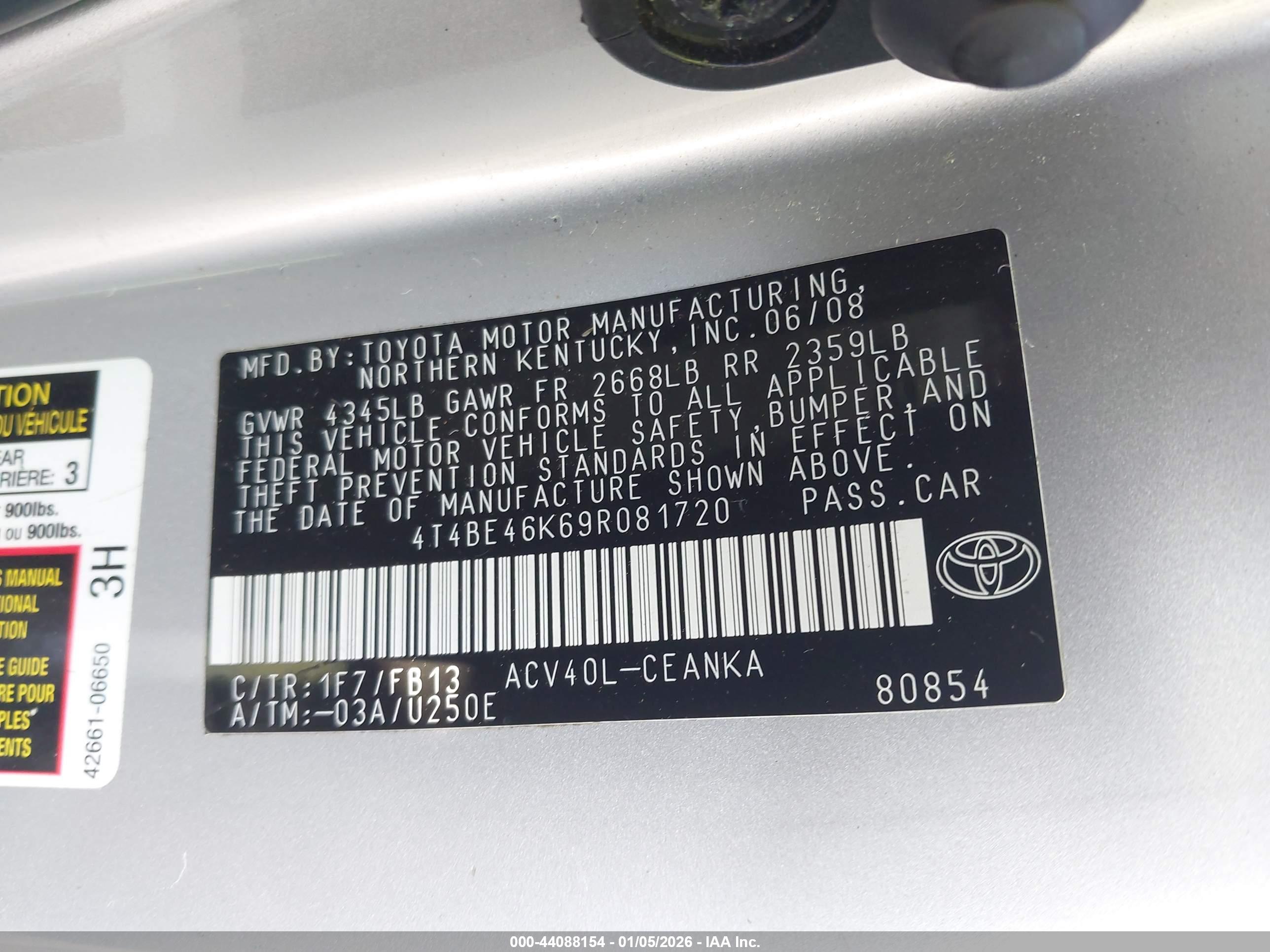 TOYOTA CAMRY image 9