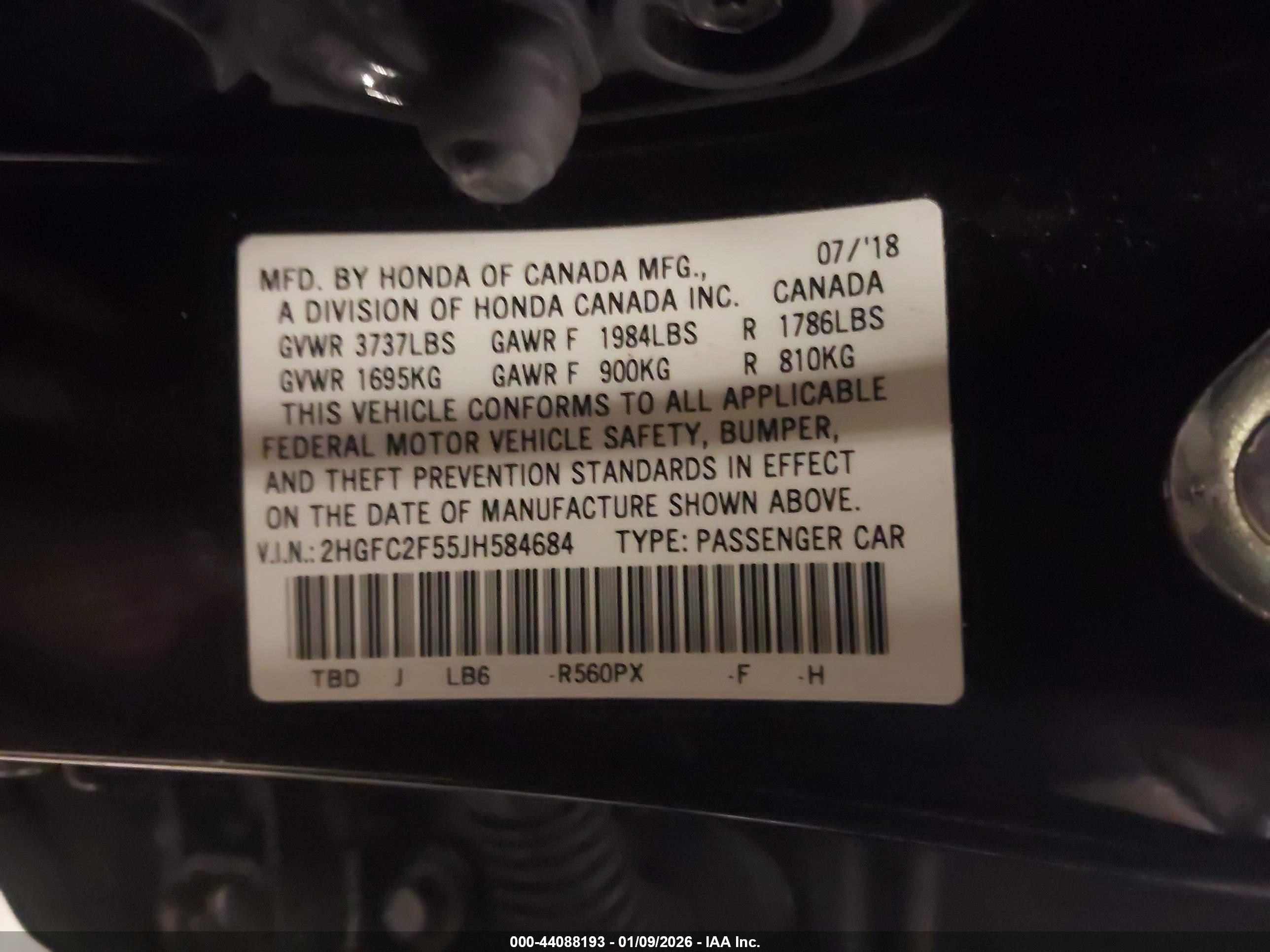 HONDA CIVIC image 9