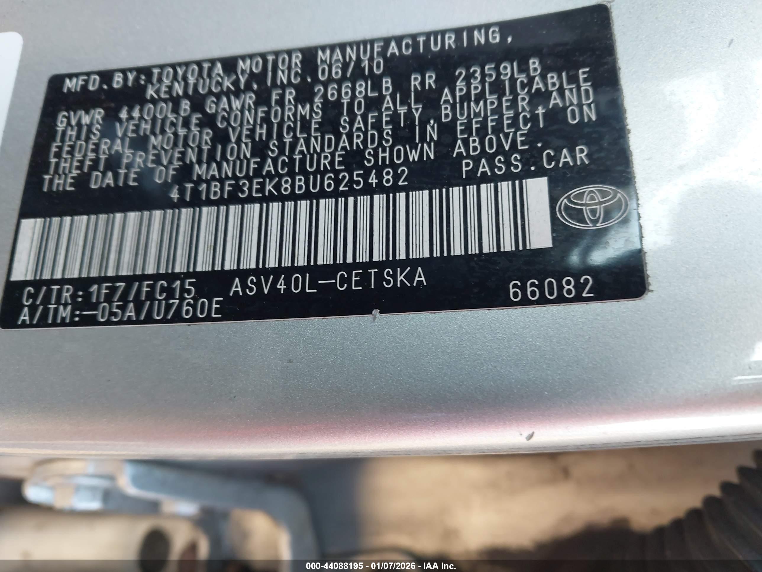 TOYOTA CAMRY image 9