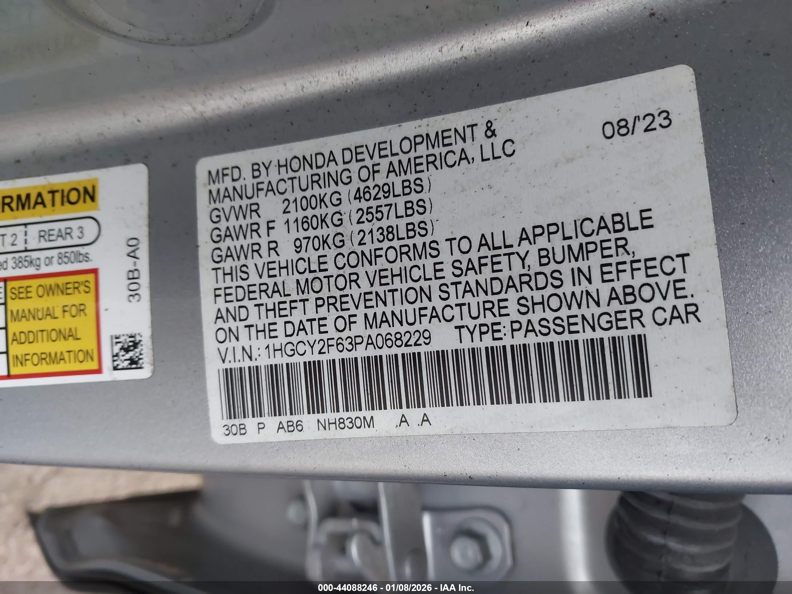 HONDA ACCORD image 9
