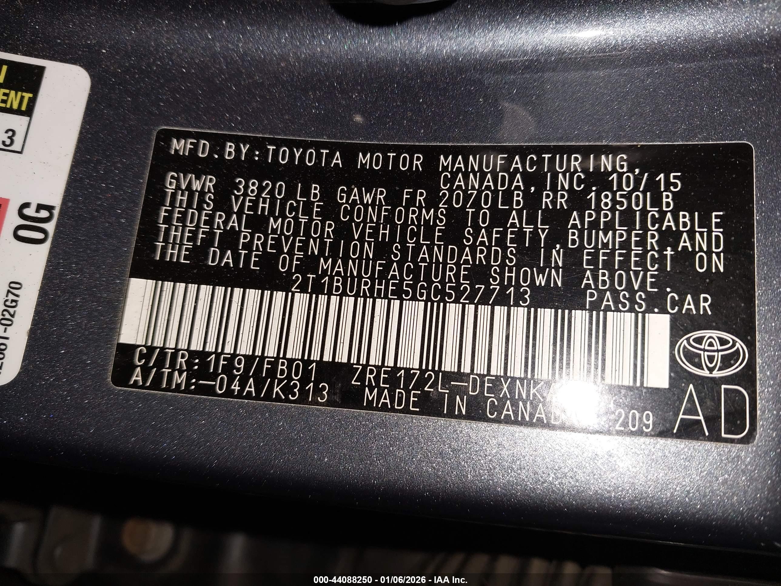 TOYOTA COROLLA image 9