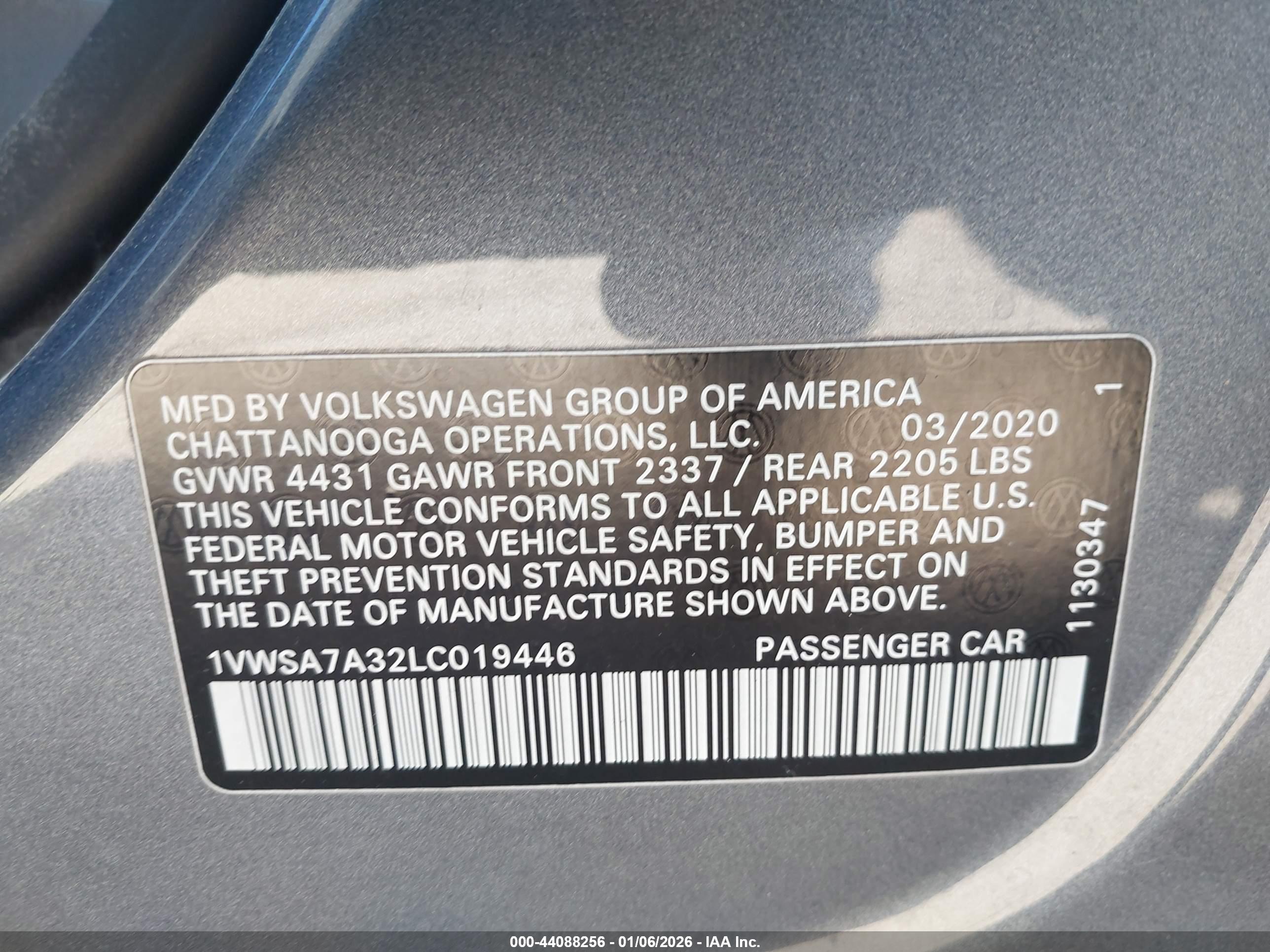 VOLKSWAGEN PASSAT image 9