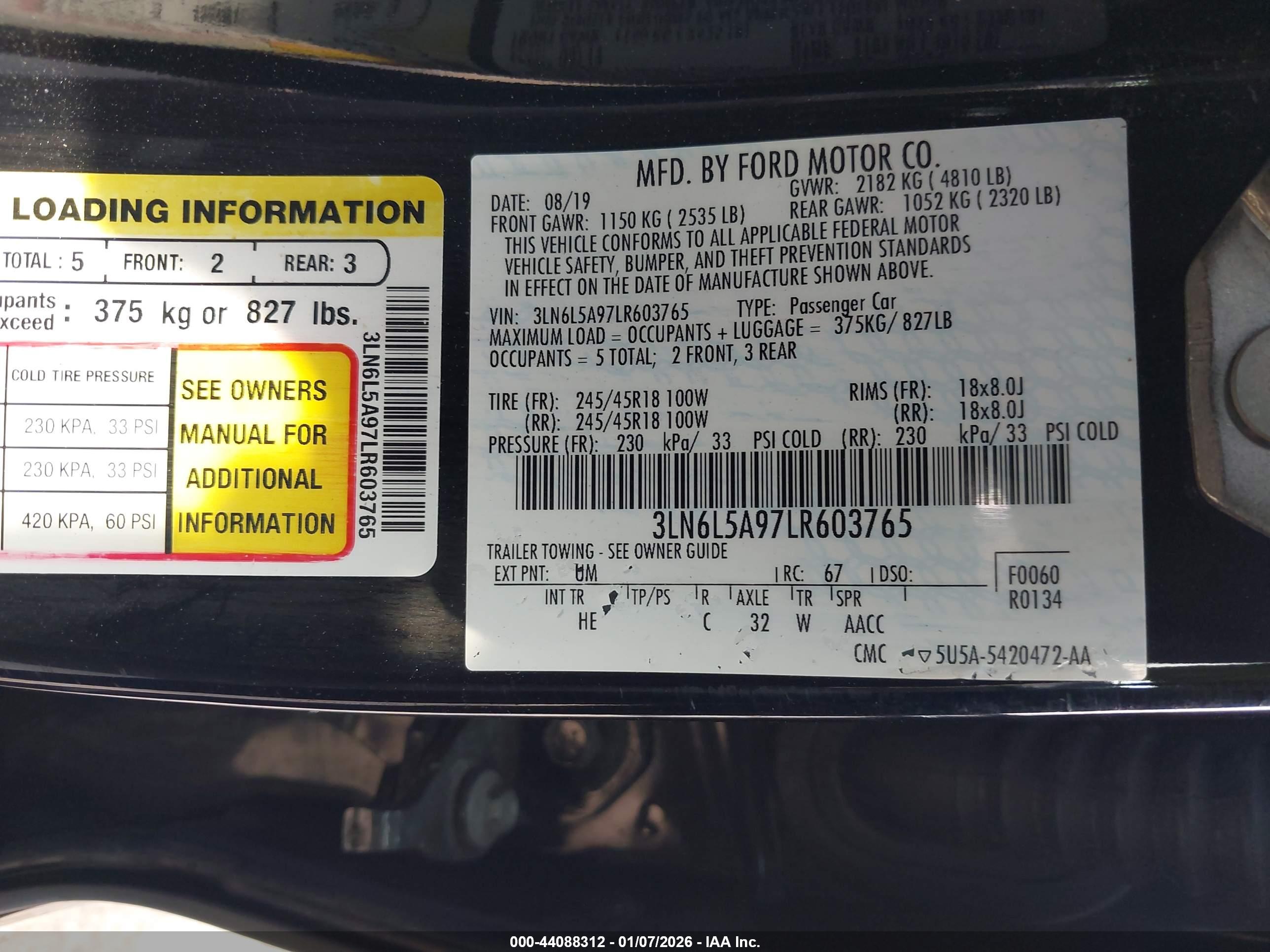 LINCOLN MKZ image 9