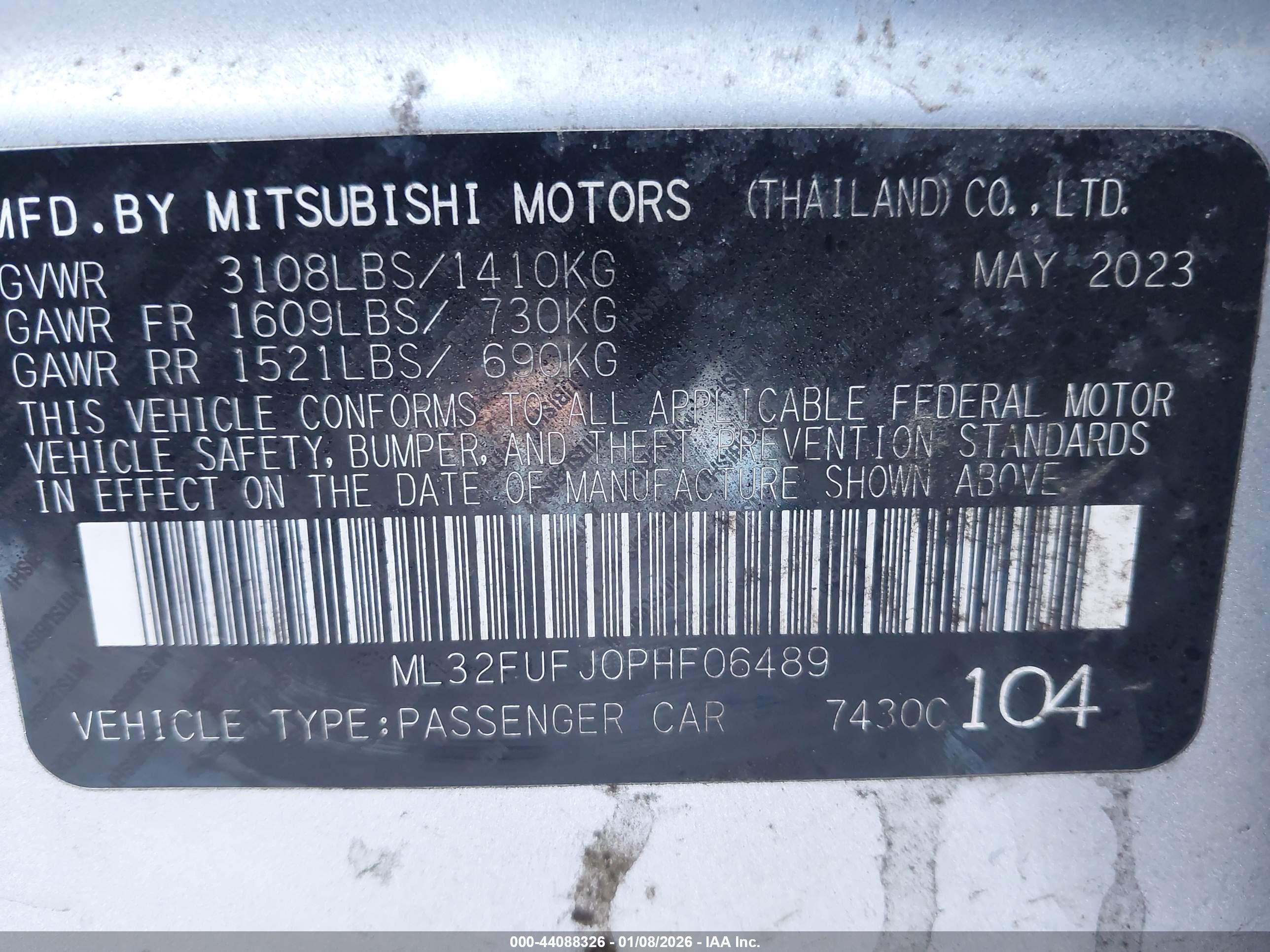 MITSUBISHI MIRAGE image 9