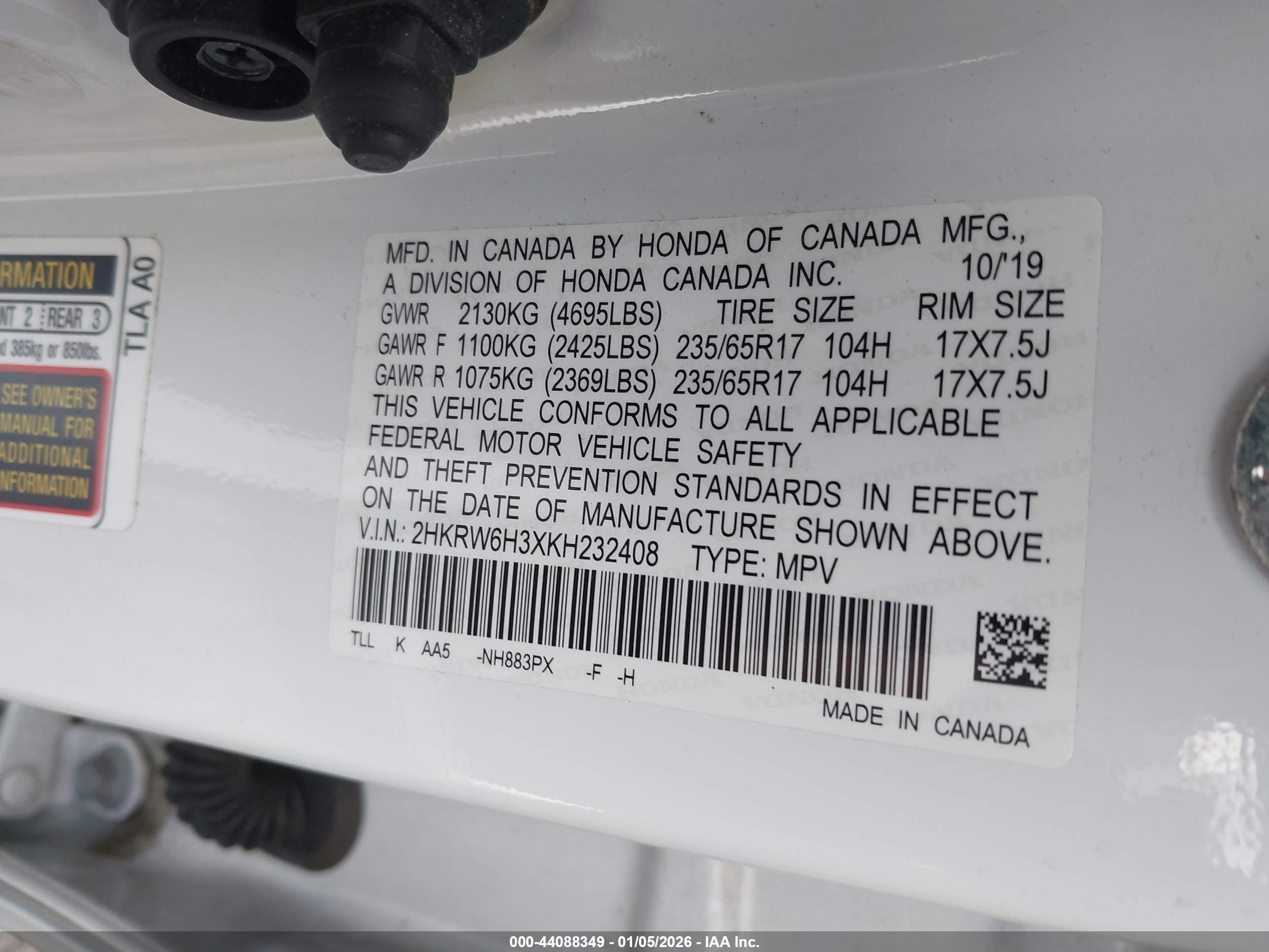 HONDA CR-V image 9