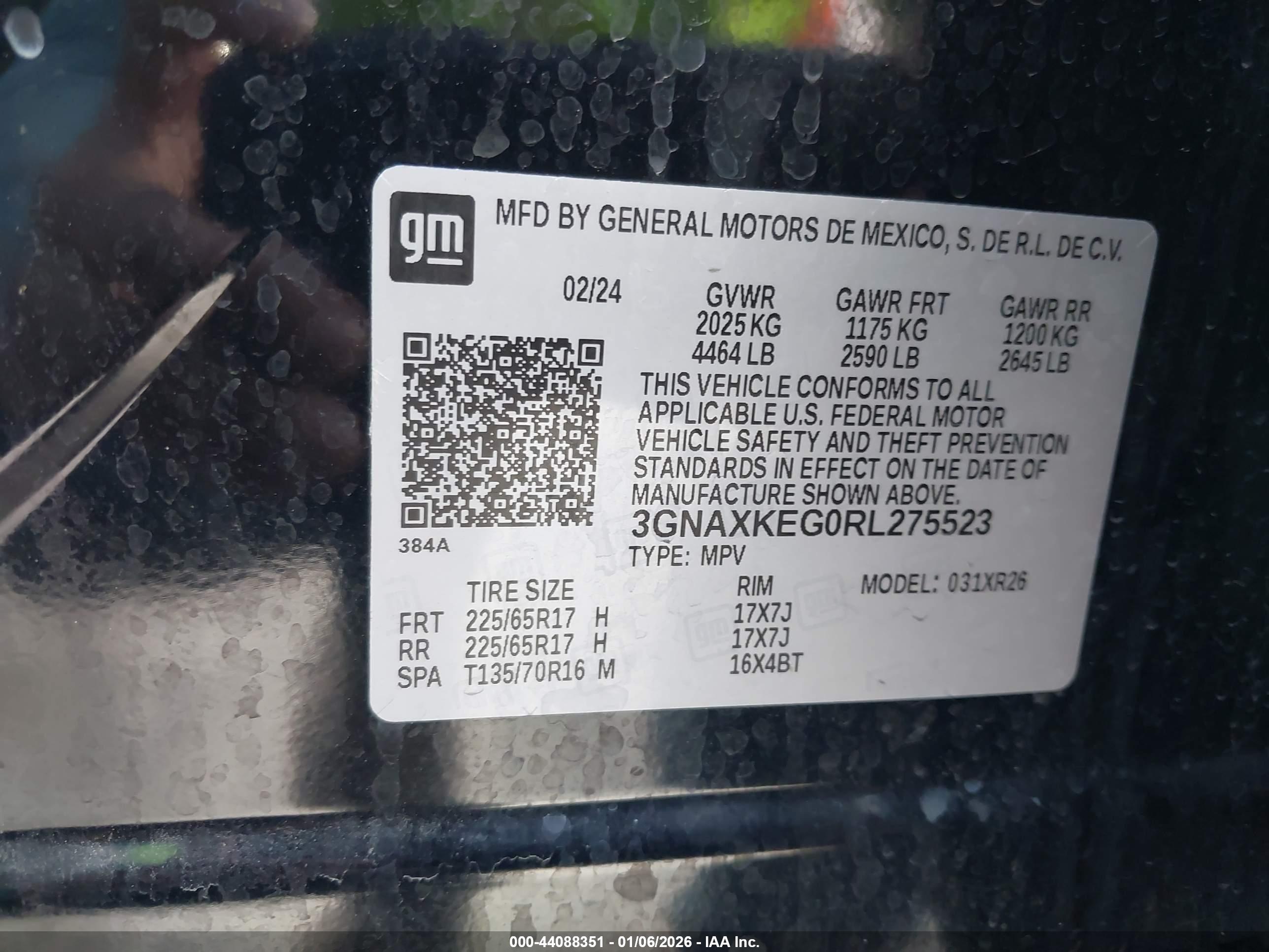CHEVROLET EQUINOX image 9