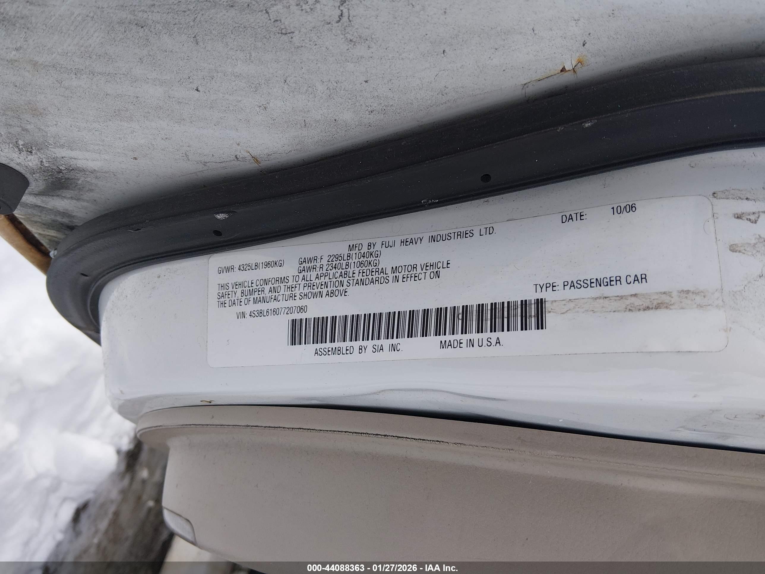SUBARU LEGACY image 9