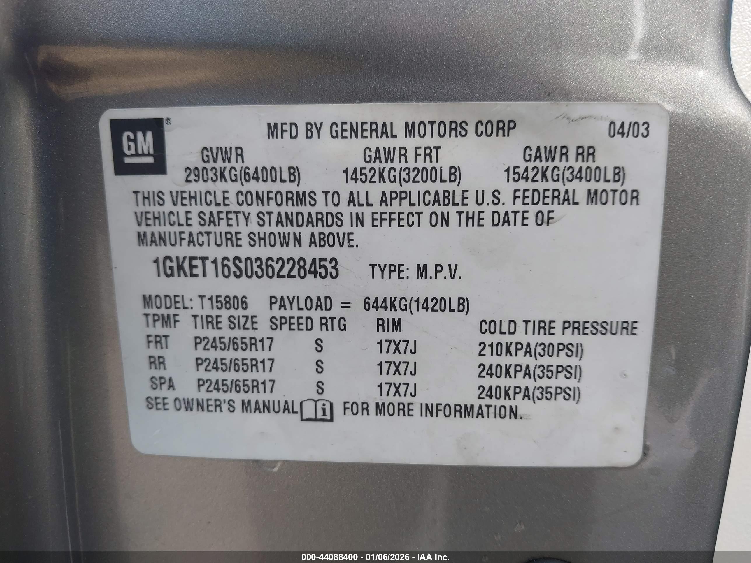 GMC ENVOY image 9