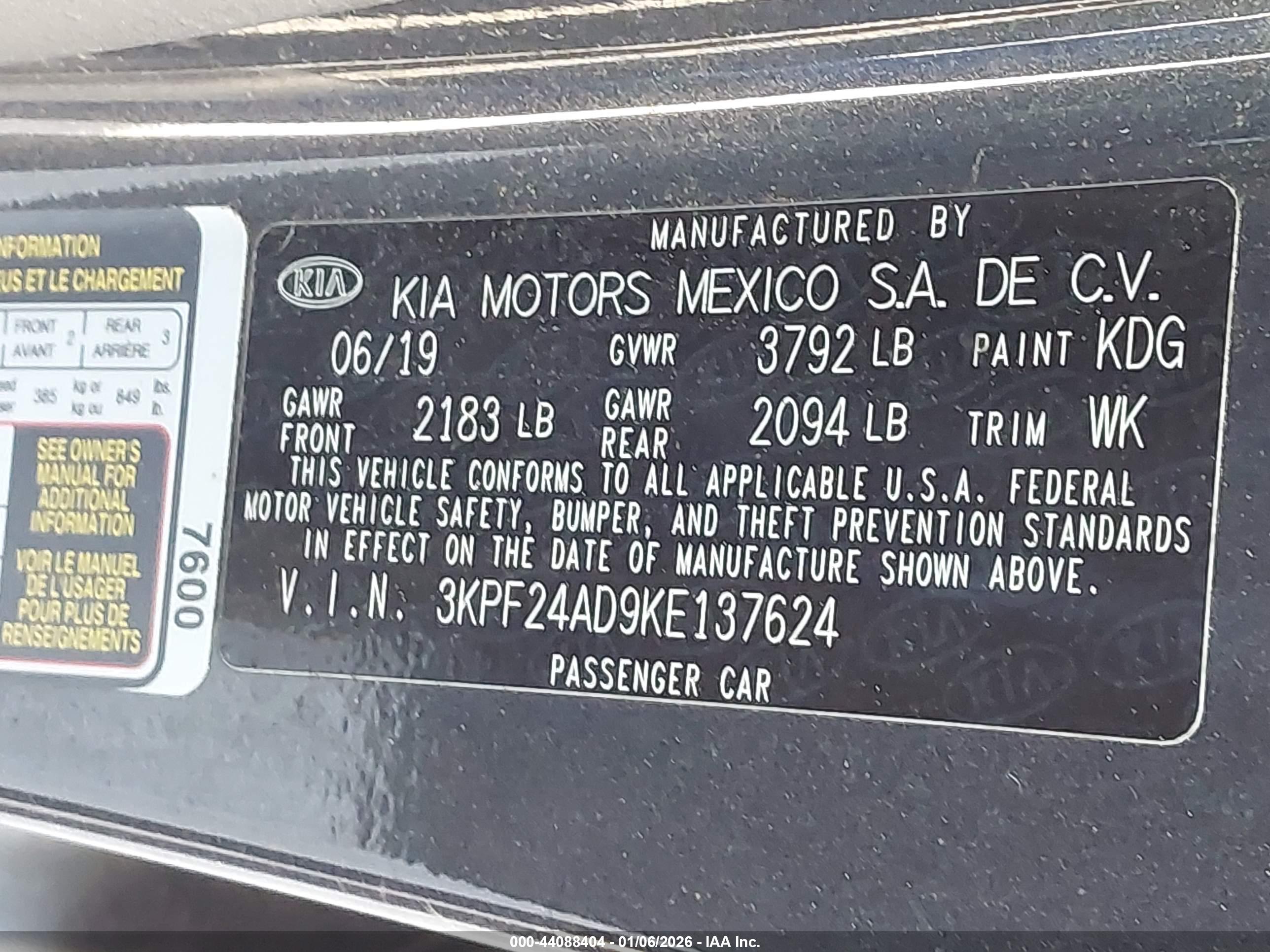KIA FORTE image 9