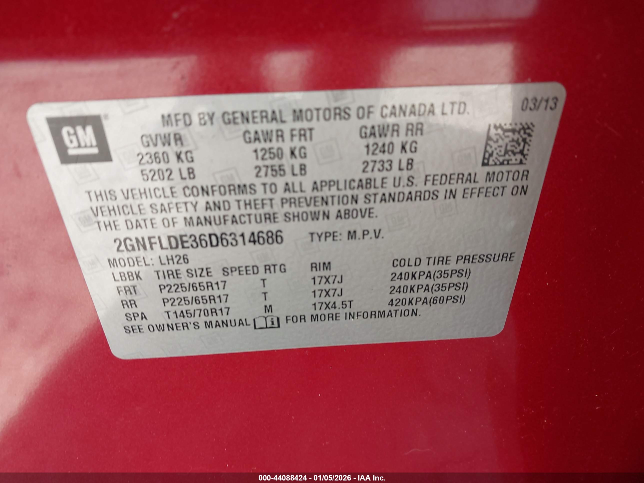 CHEVROLET EQUINOX image 9