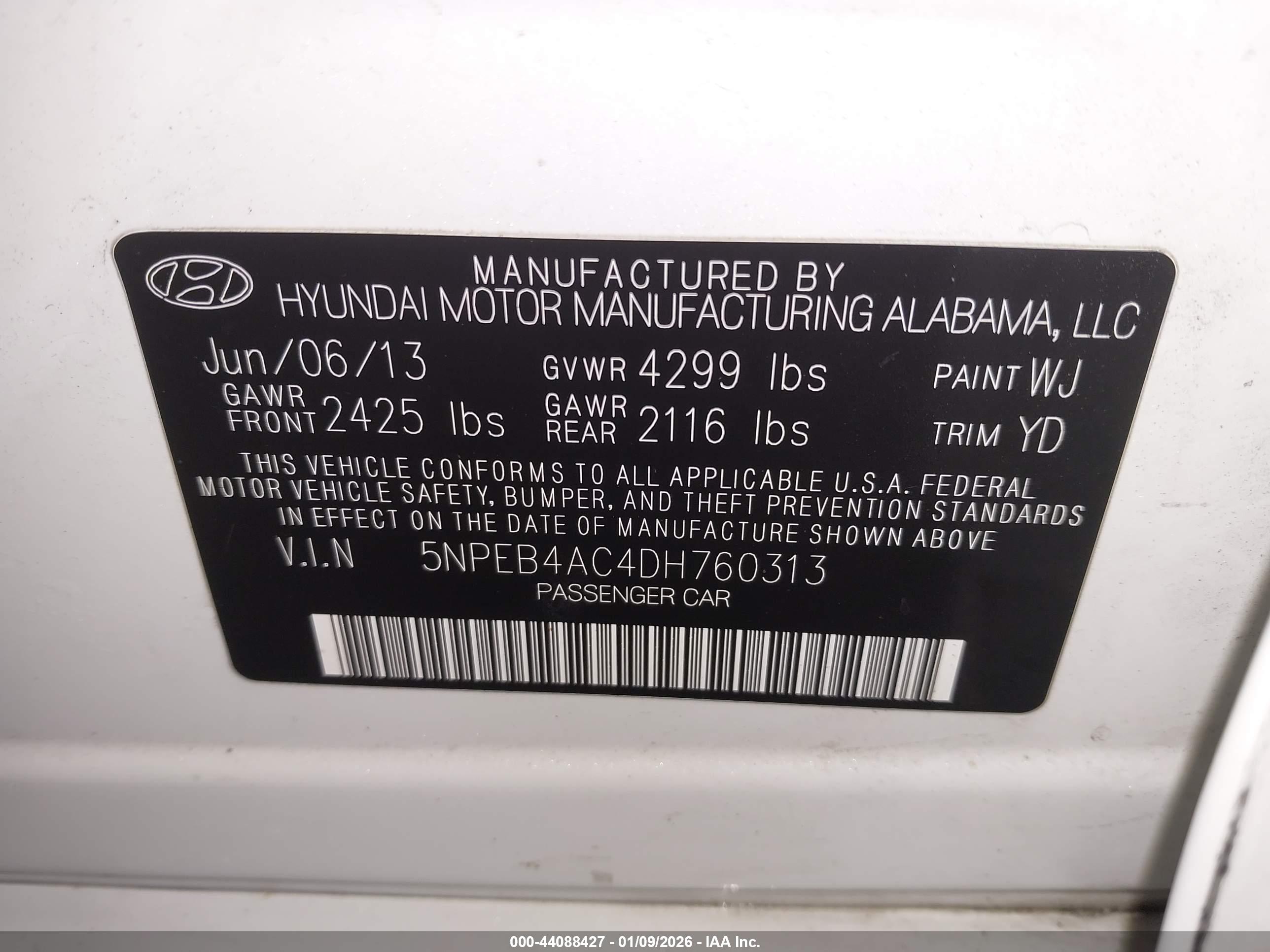 HYUNDAI SONATA image 9