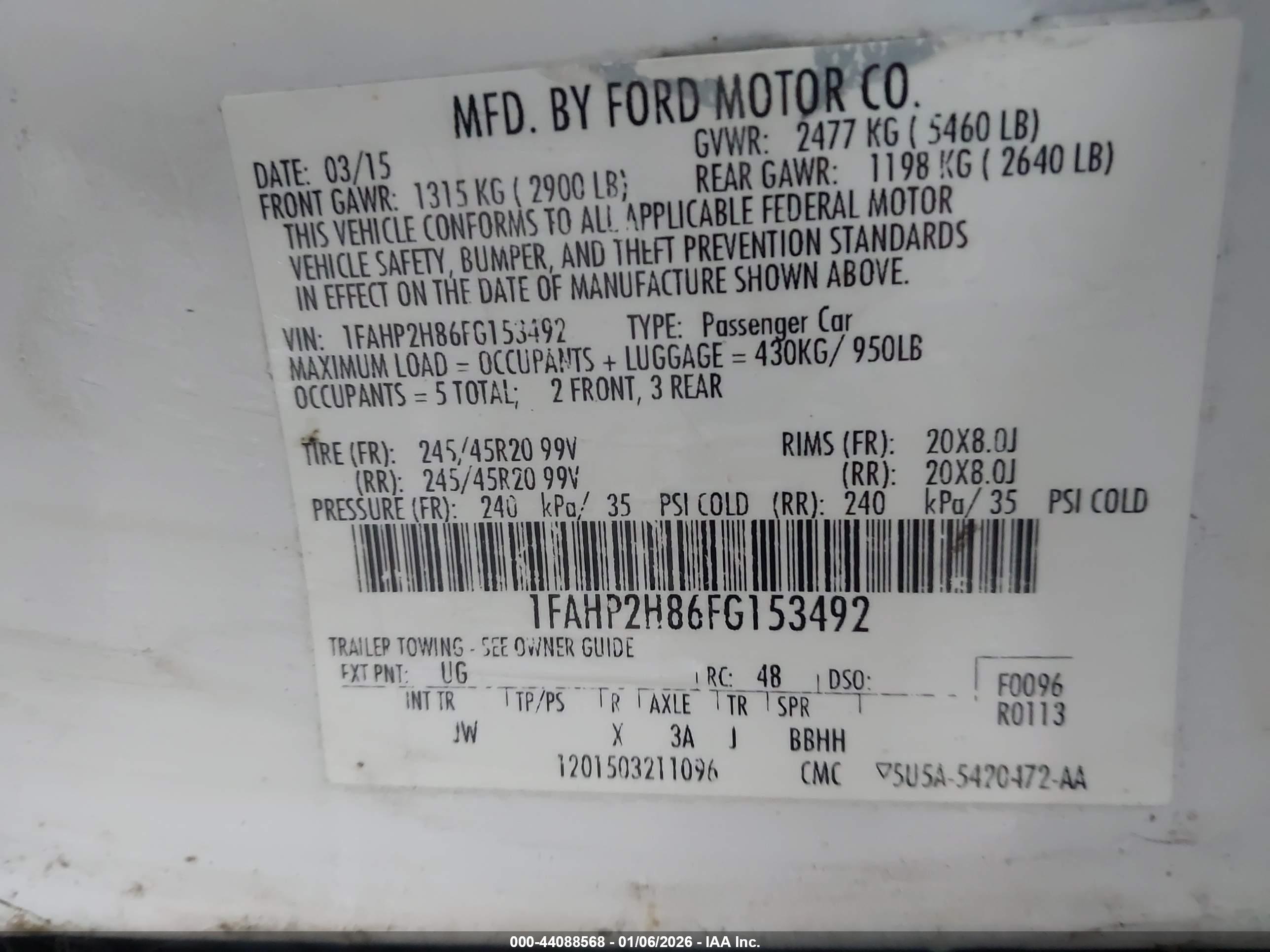 FORD TAURUS image 9