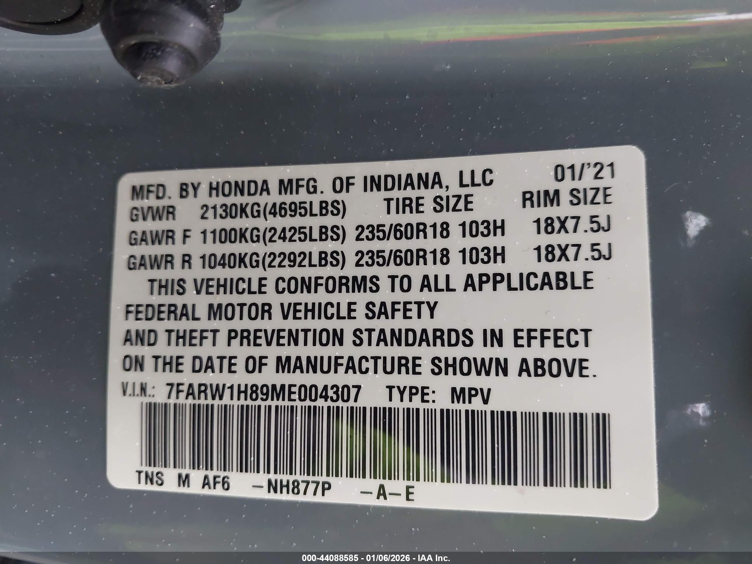 HONDA CR-V image 9