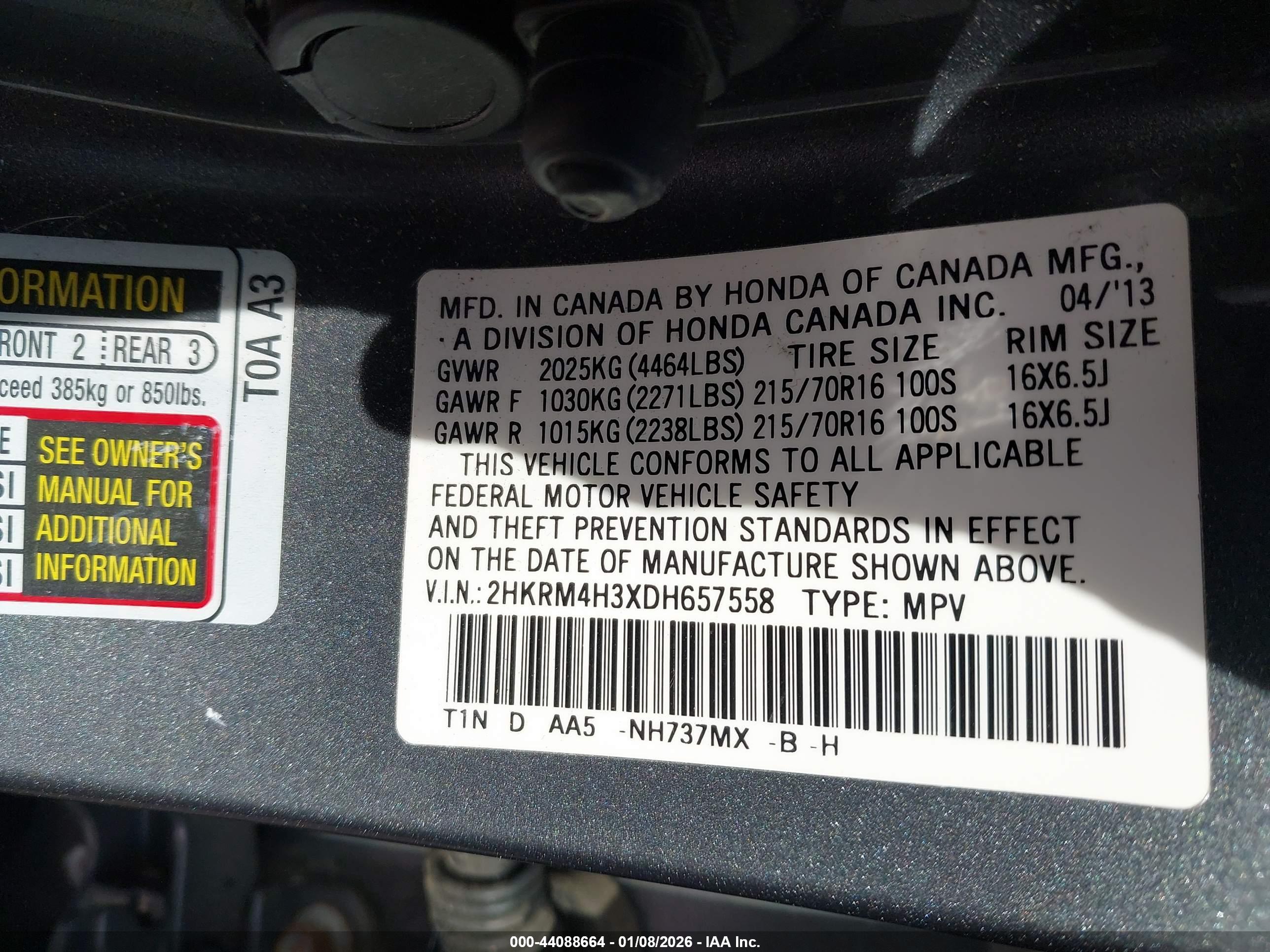 HONDA CR-V image 9
