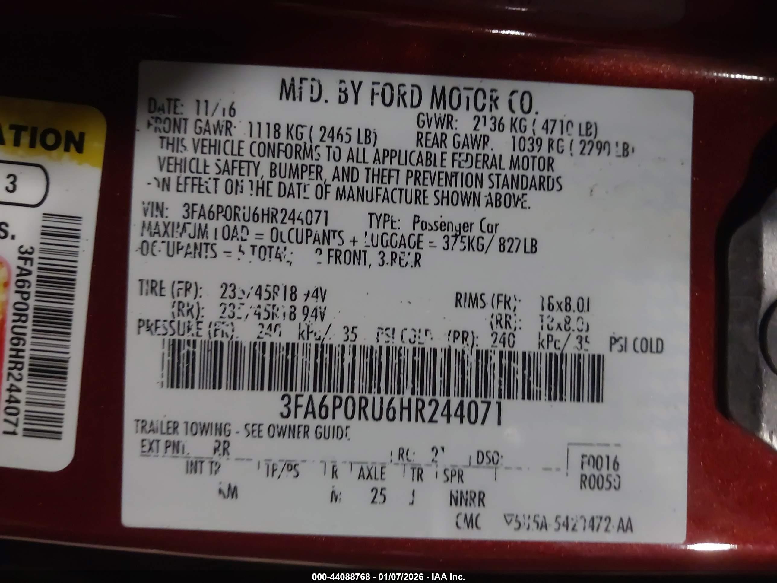 FORD FUSION image 9