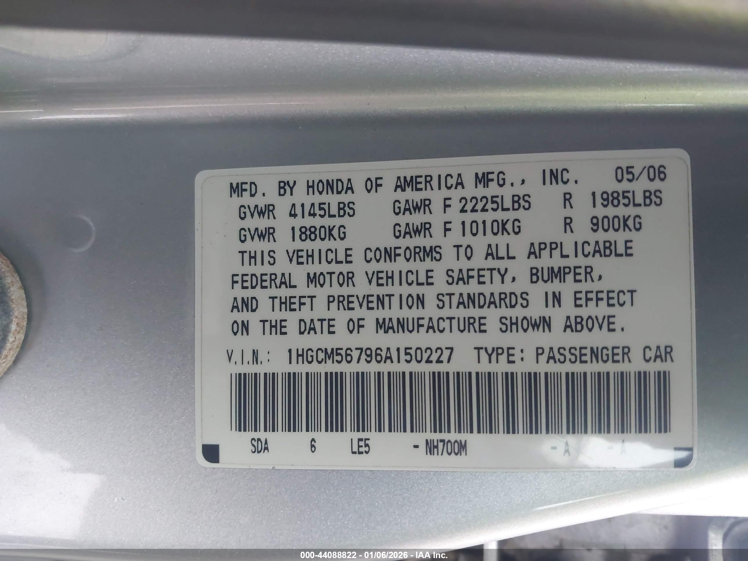 HONDA ACCORD image 9