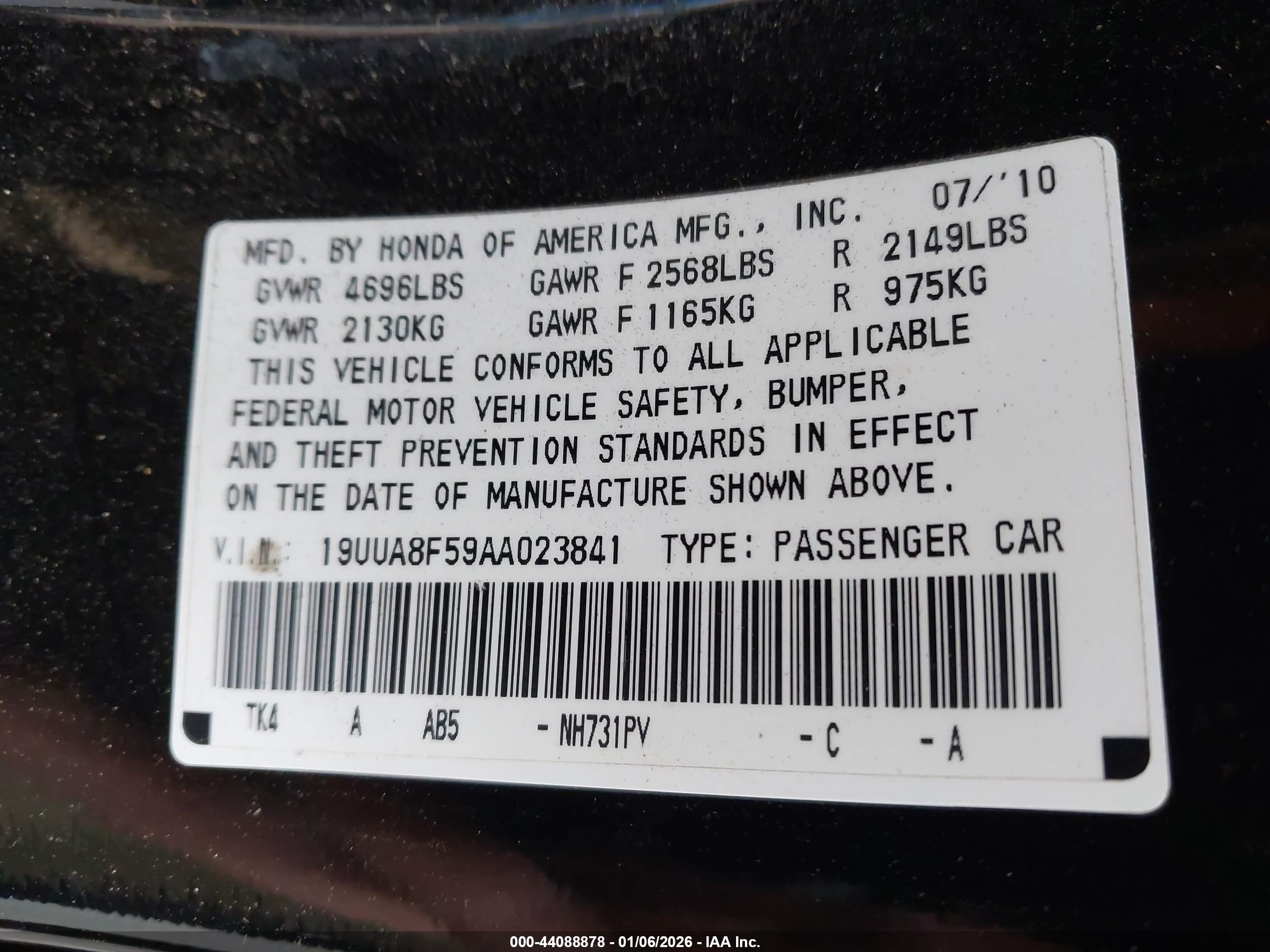 ACURA TL image 9