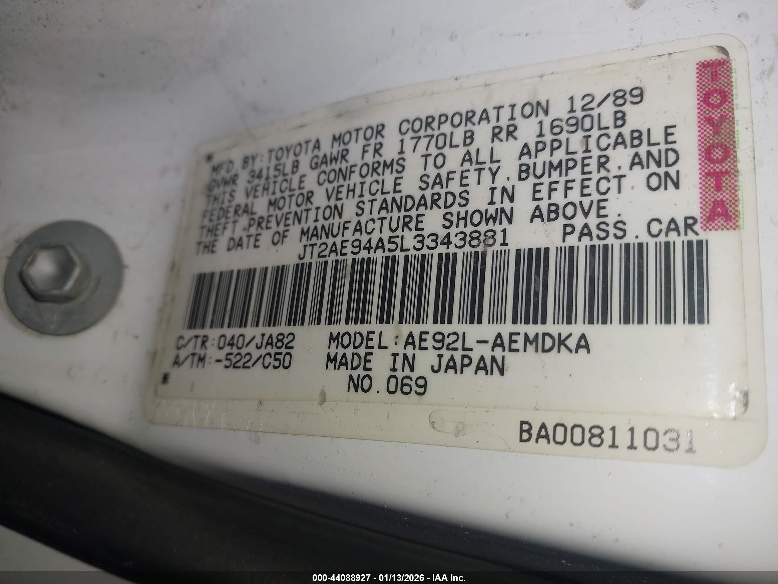 TOYOTA COROLLA image 9