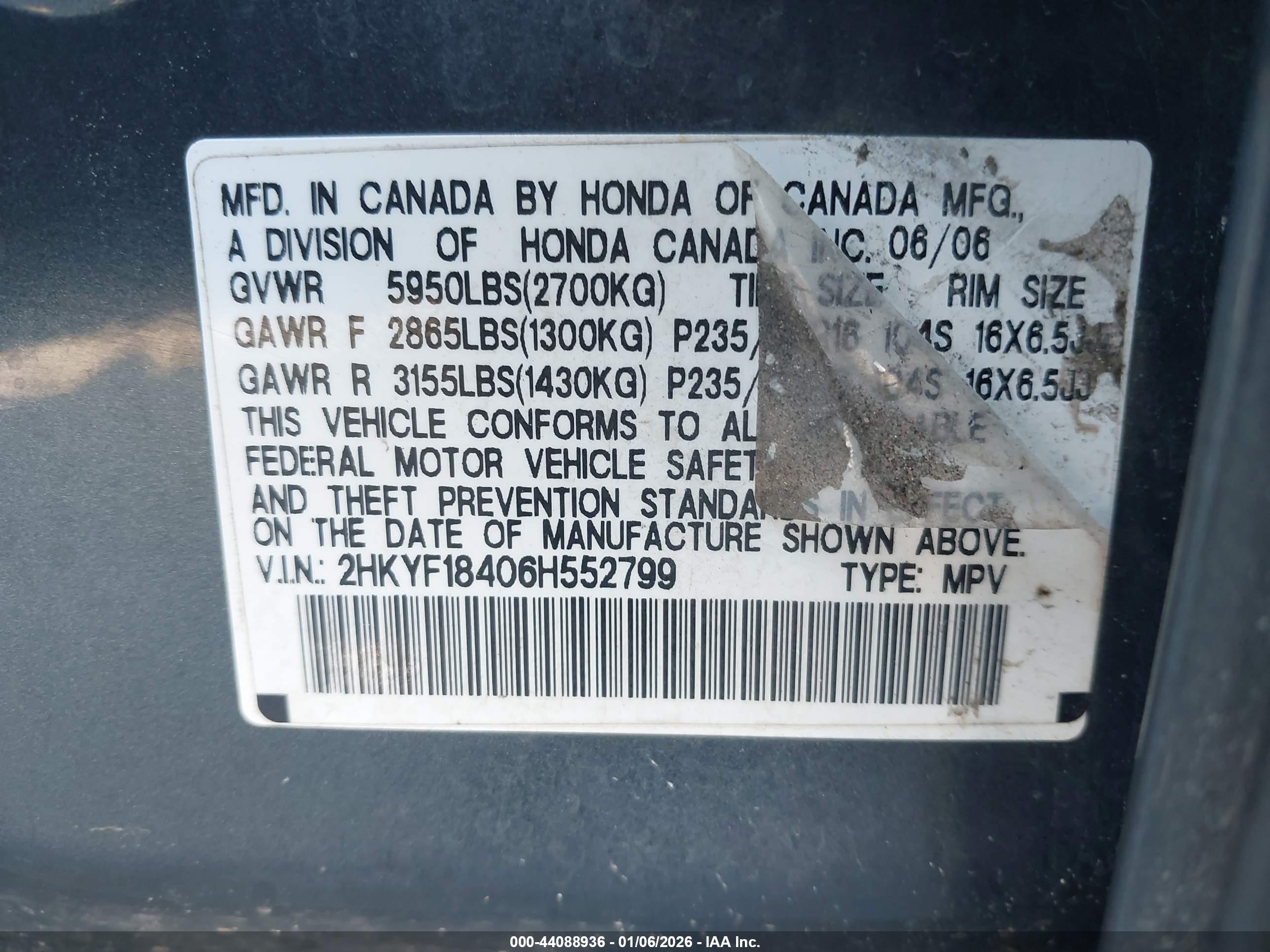 HONDA PILOT image 9