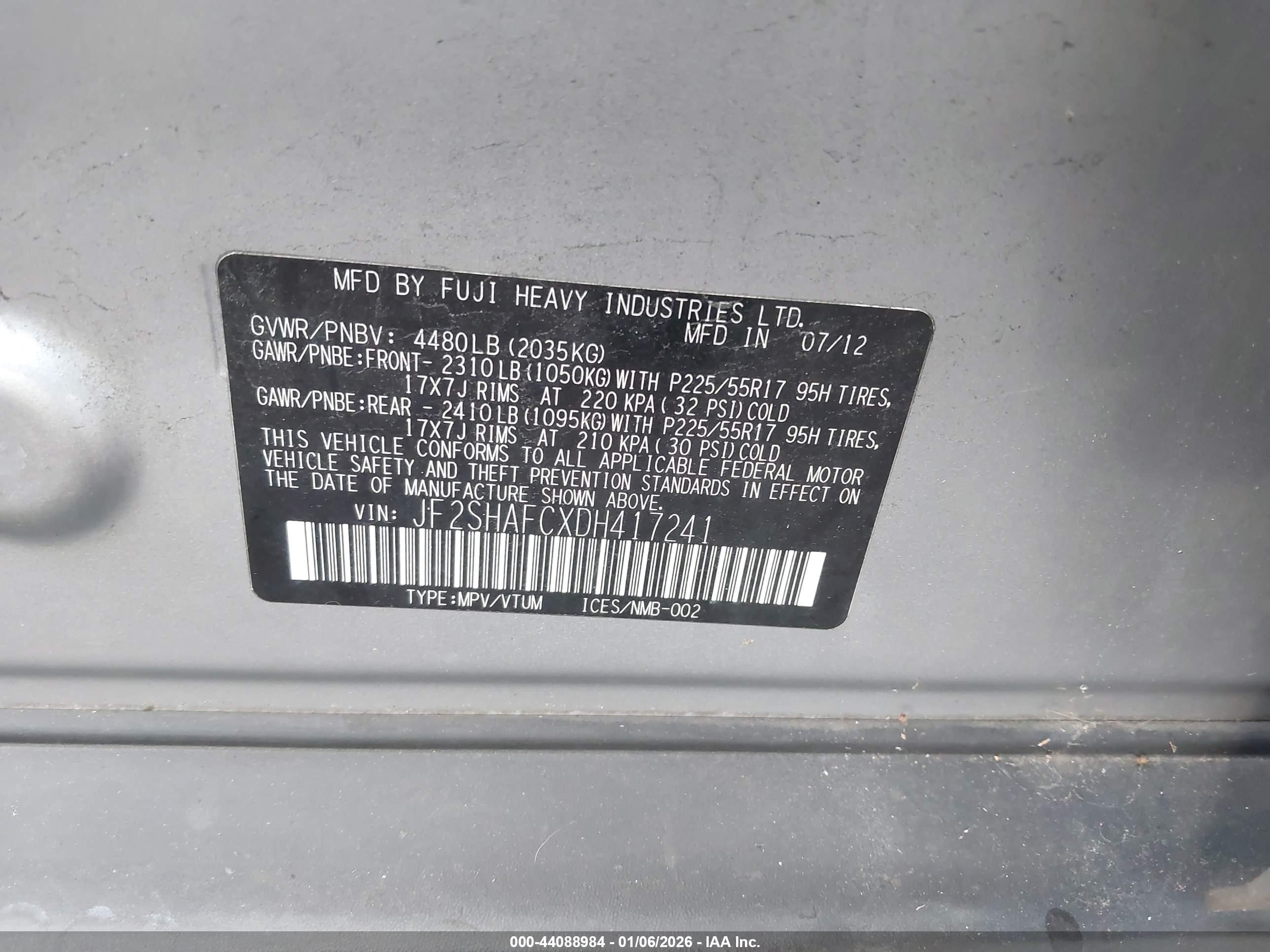 SUBARU FORESTER image 9