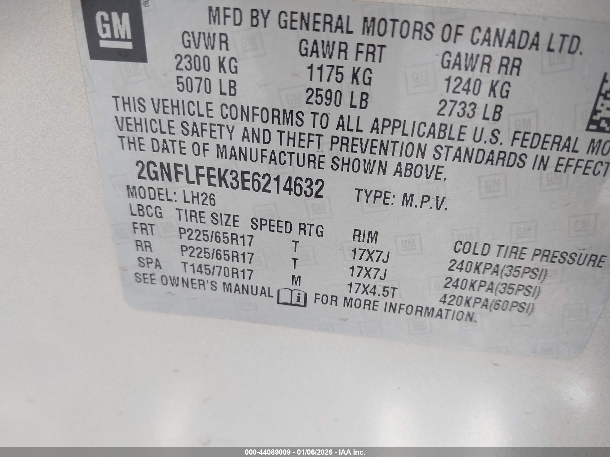 CHEVROLET EQUINOX image 9
