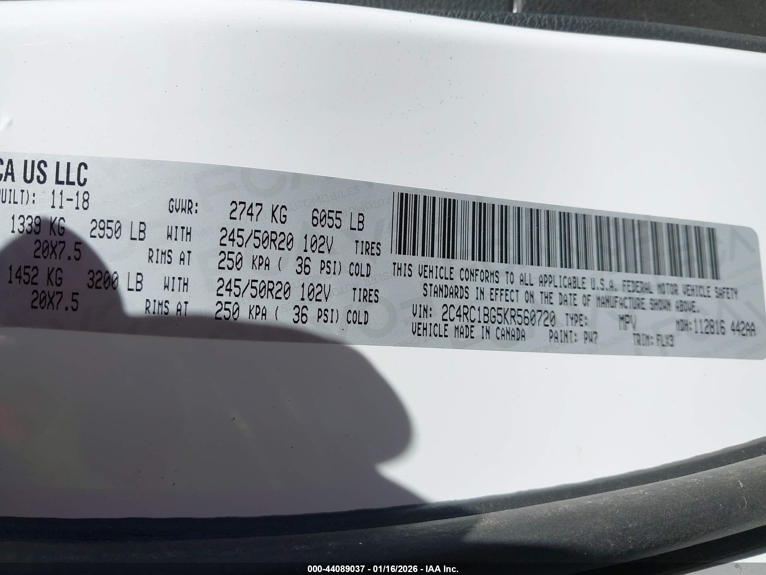 CHRYSLER PACIFICA image 9