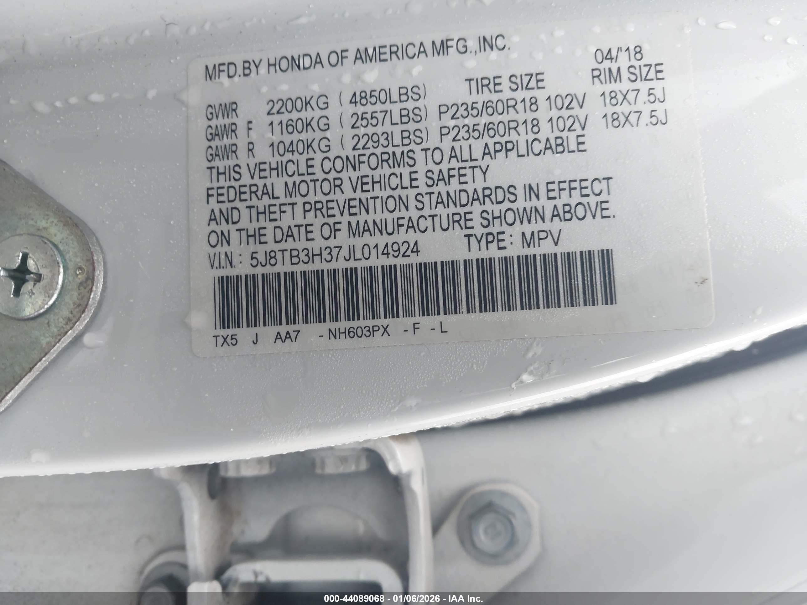 ACURA RDX image 9