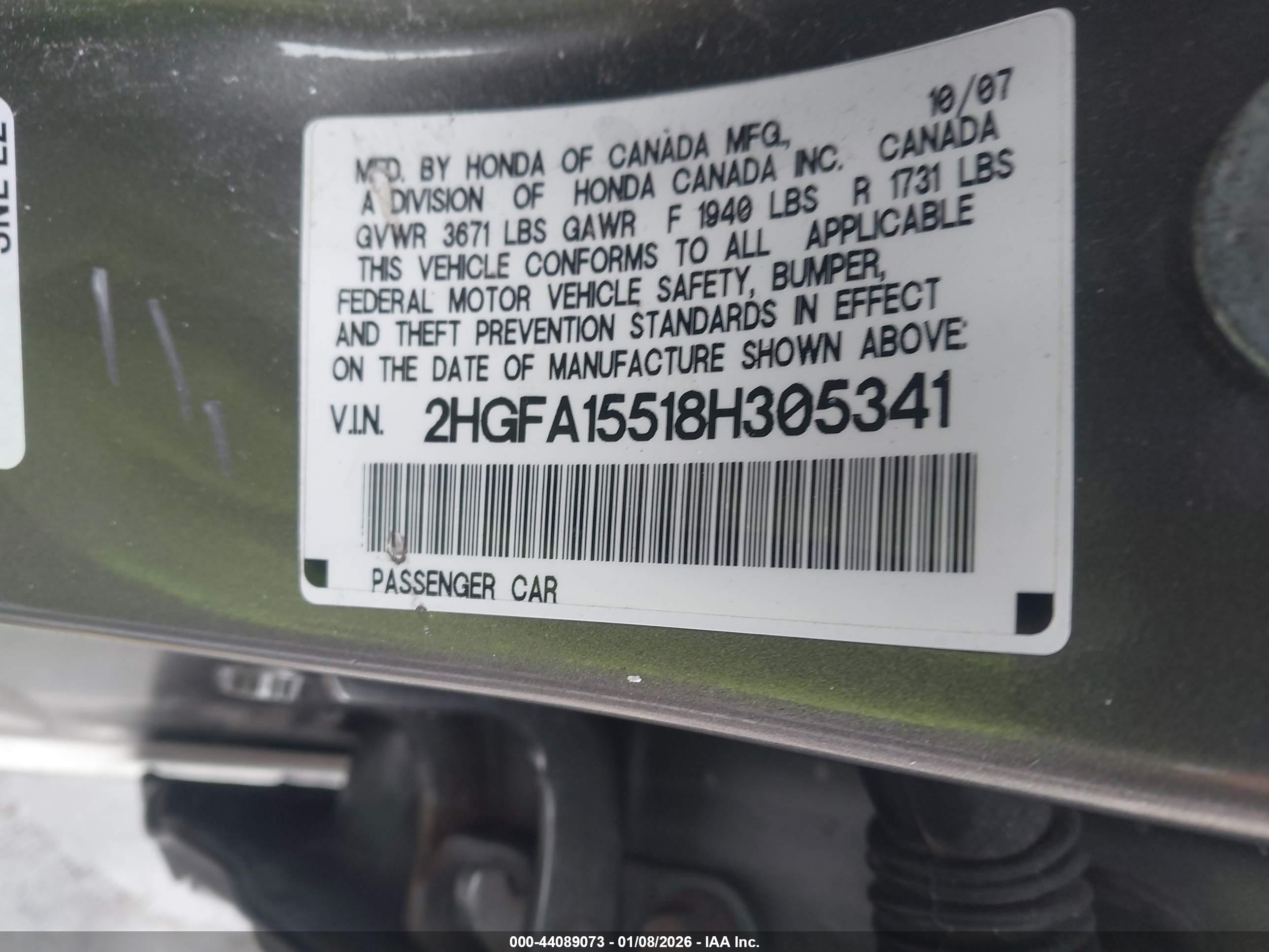 HONDA CIVIC image 9