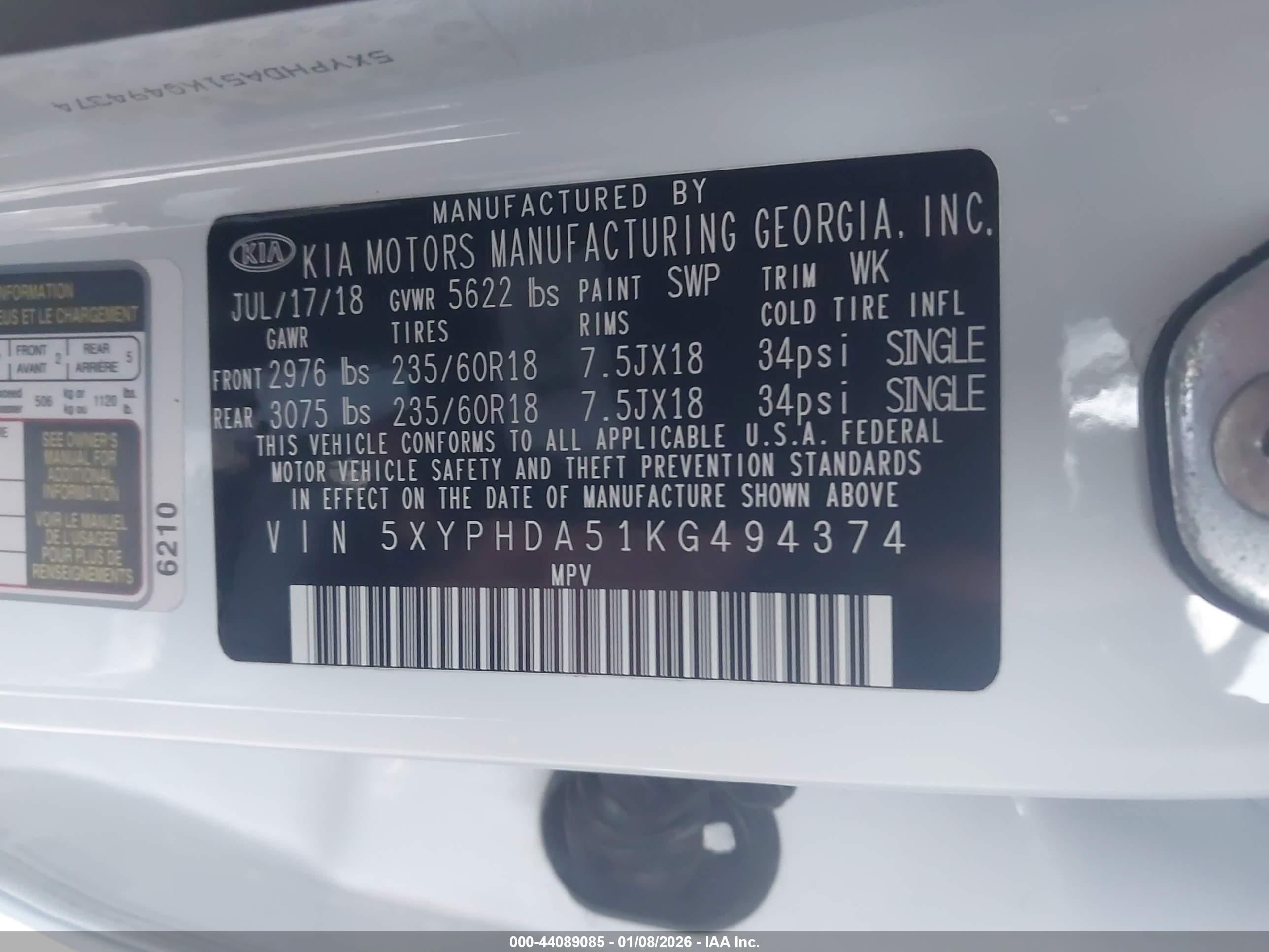 KIA SORENTO image 9