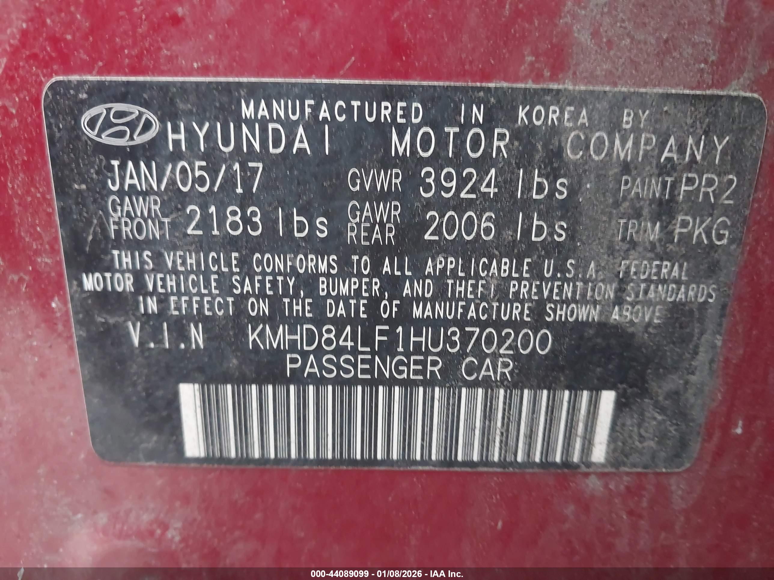 HYUNDAI ELANTRA image 9