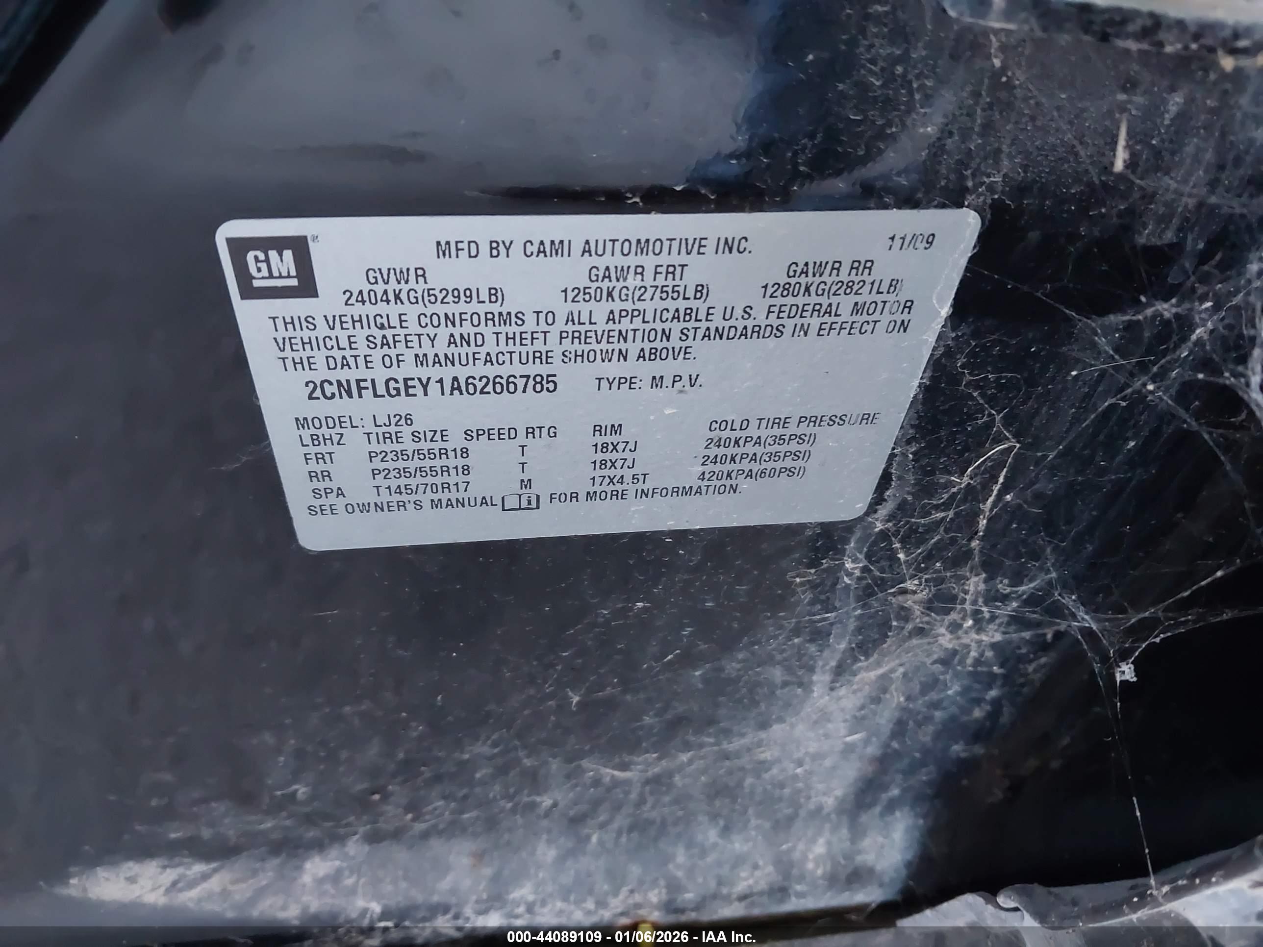 CHEVROLET EQUINOX image 9