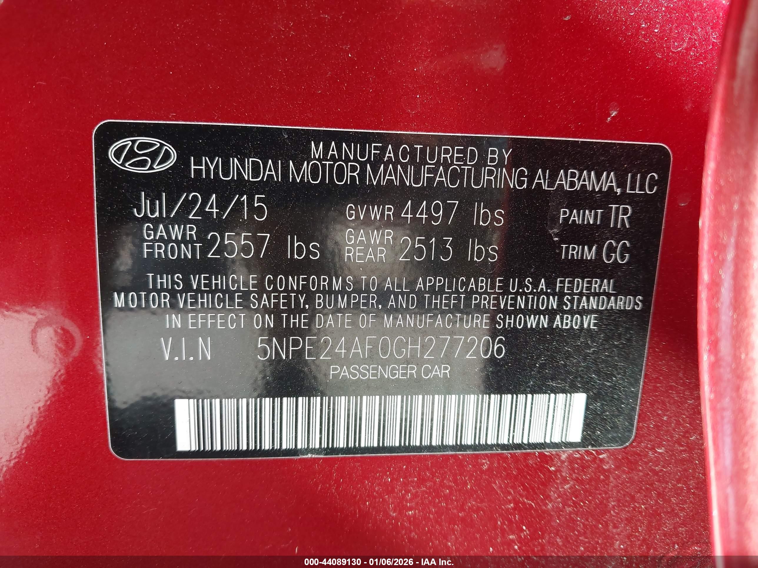 HYUNDAI SONATA image 9