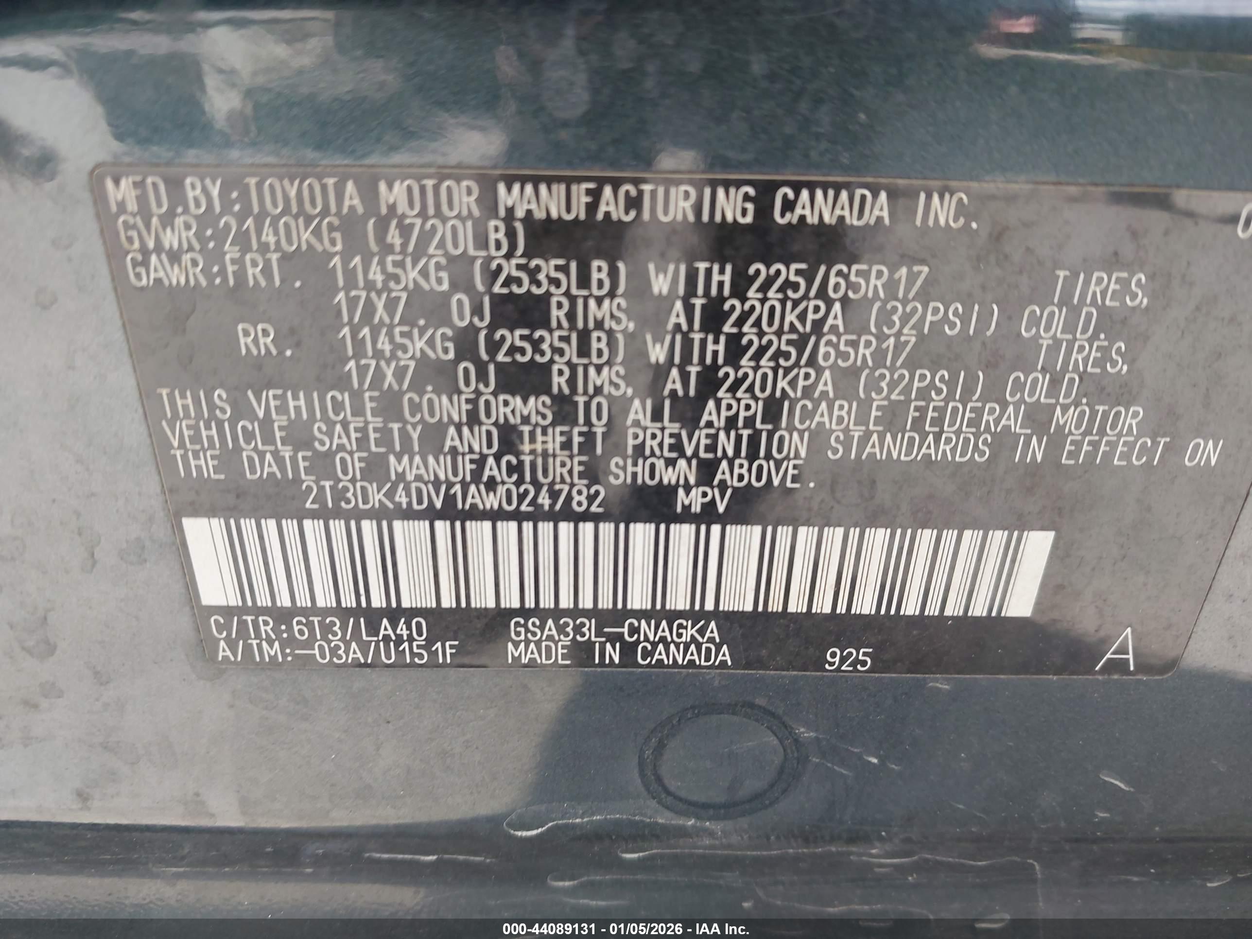 TOYOTA RAV4 image 9