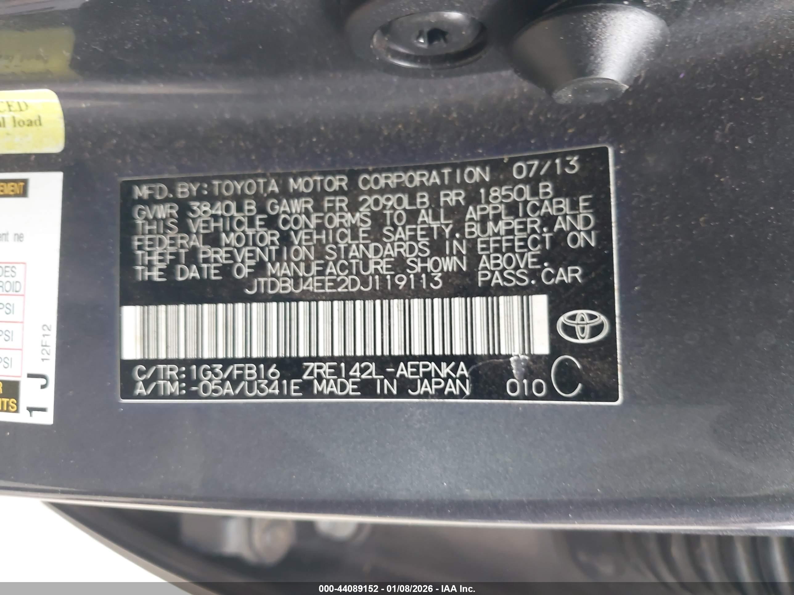 TOYOTA COROLLA image 9