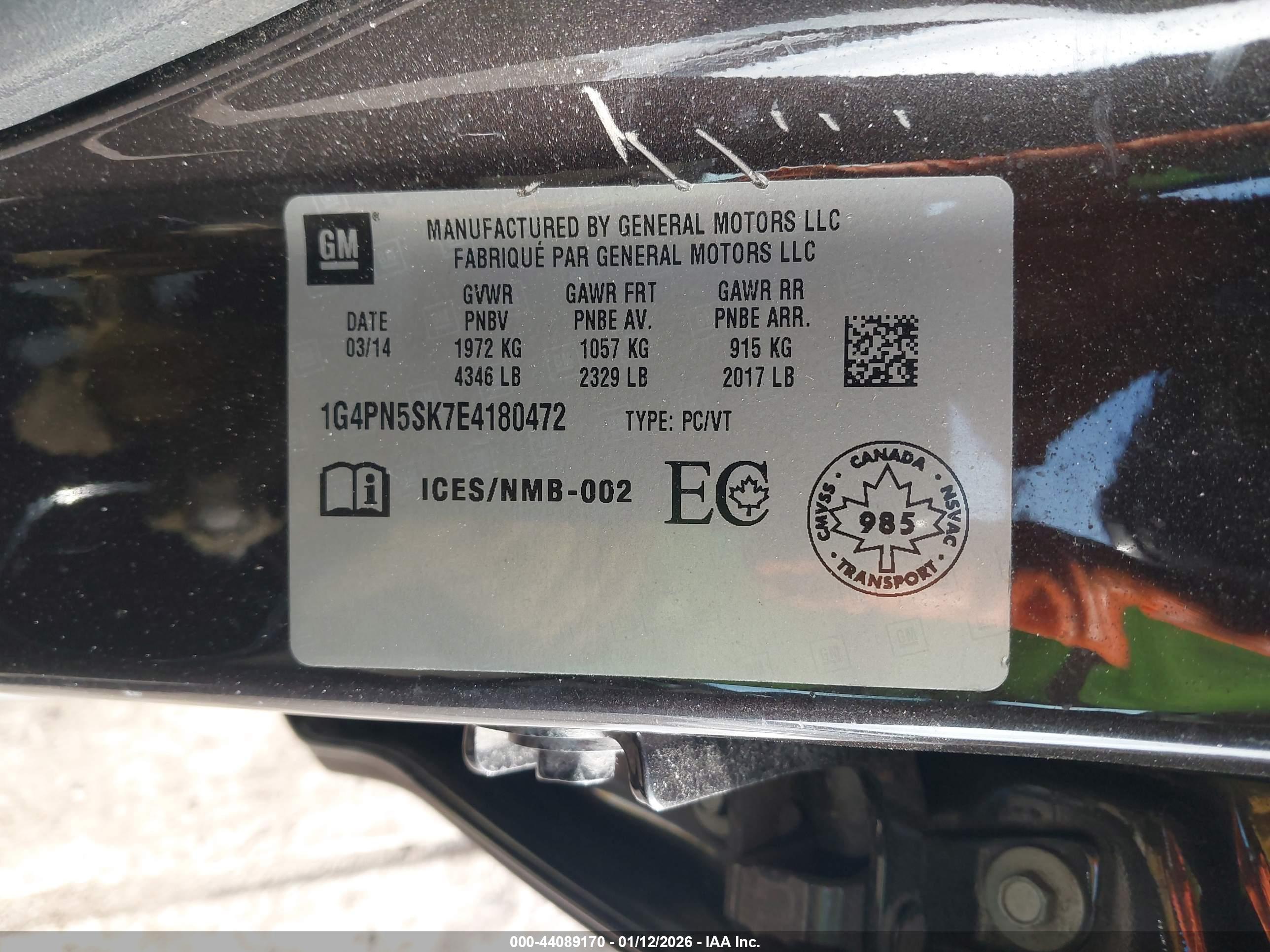 BUICK VERANO image 9
