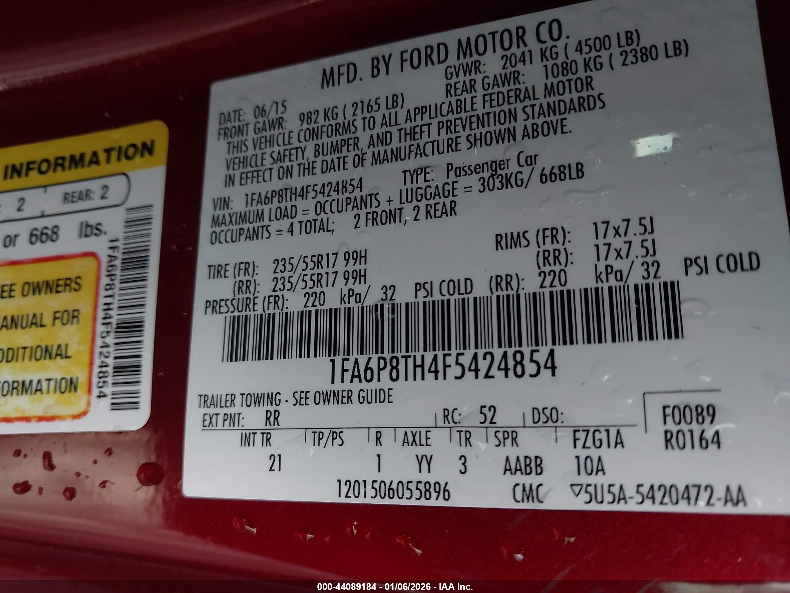 FORD MUSTANG image 9