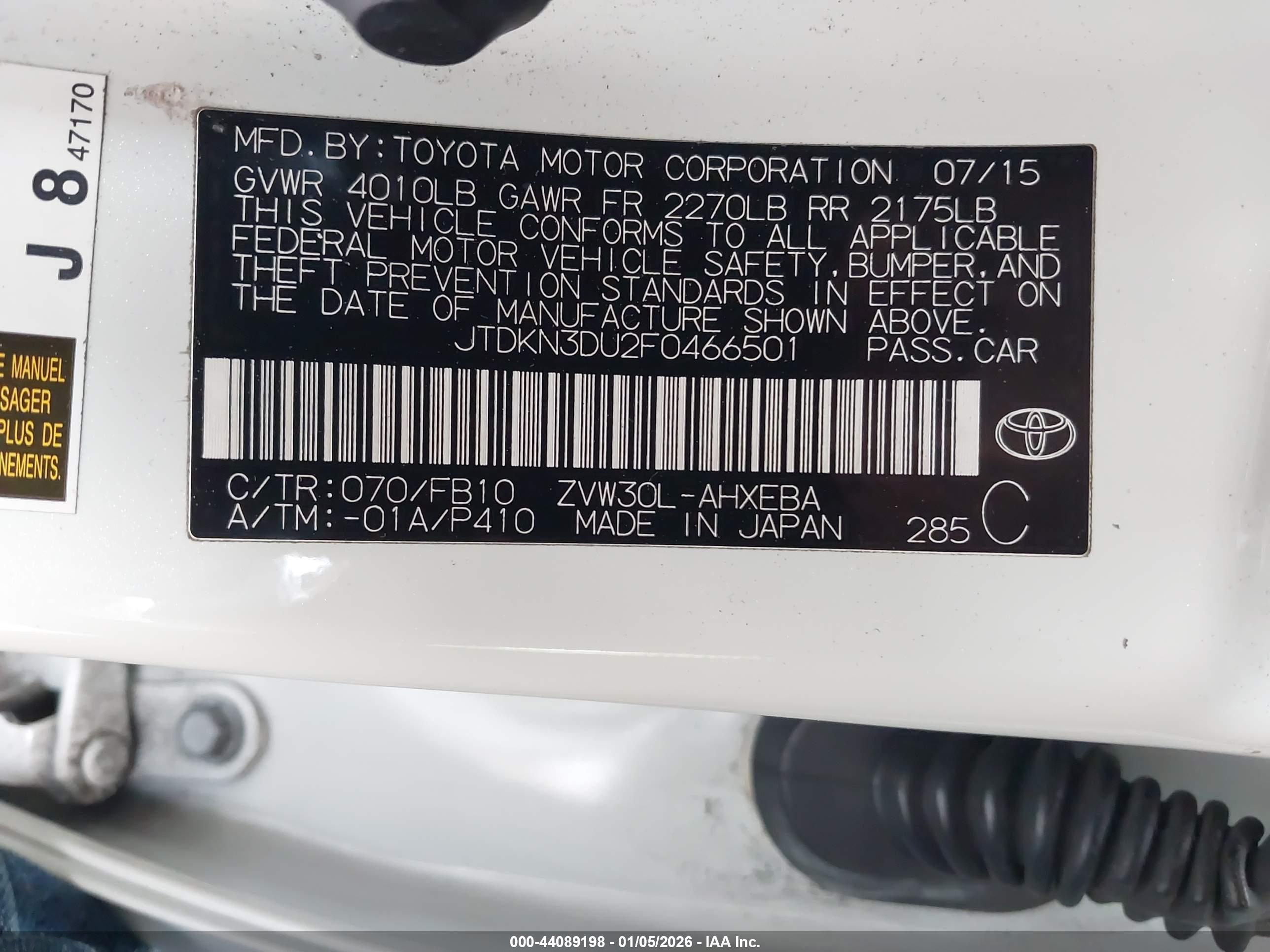 TOYOTA PRIUS image 9