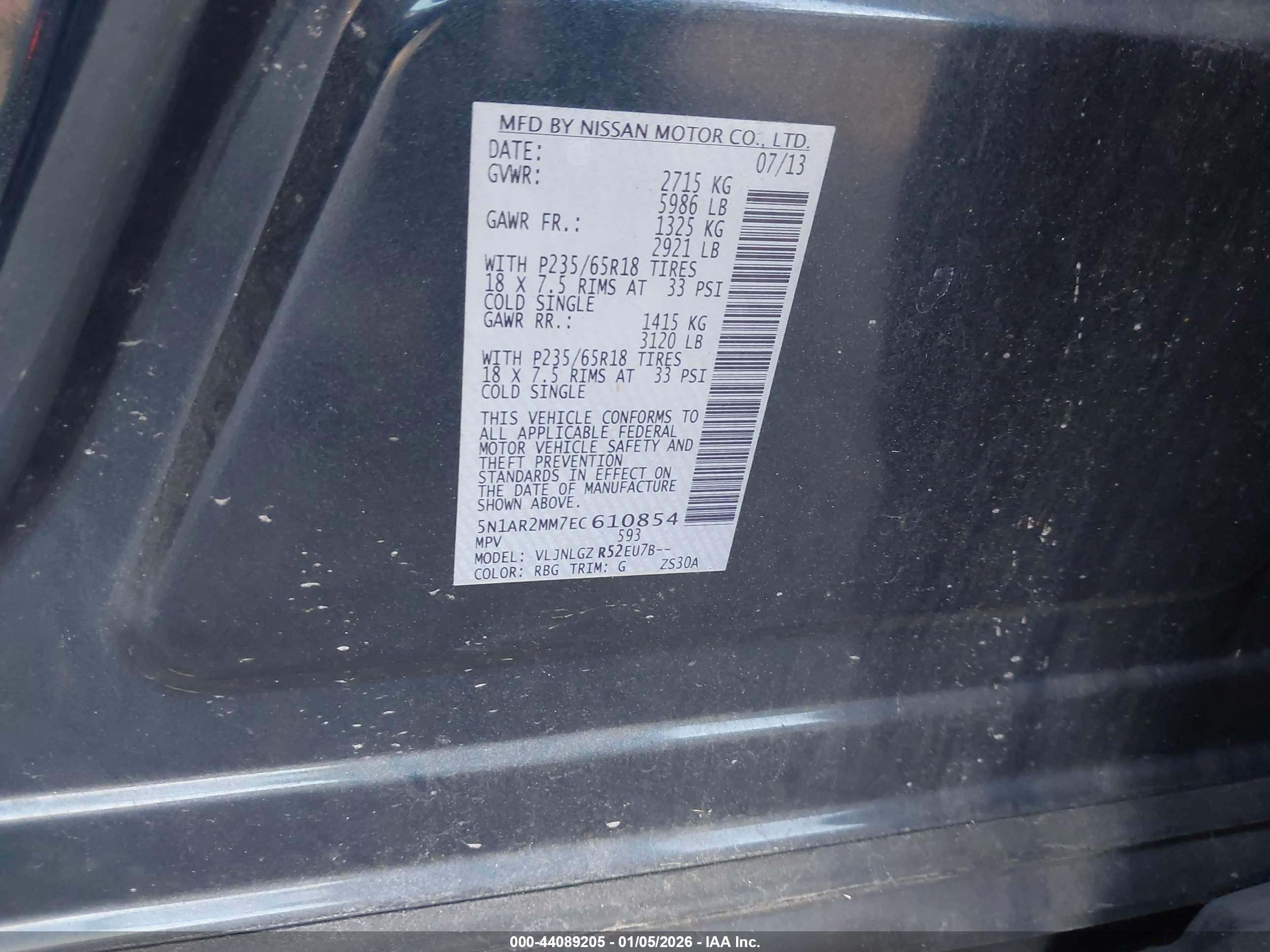 NISSAN PATHFINDER image 9