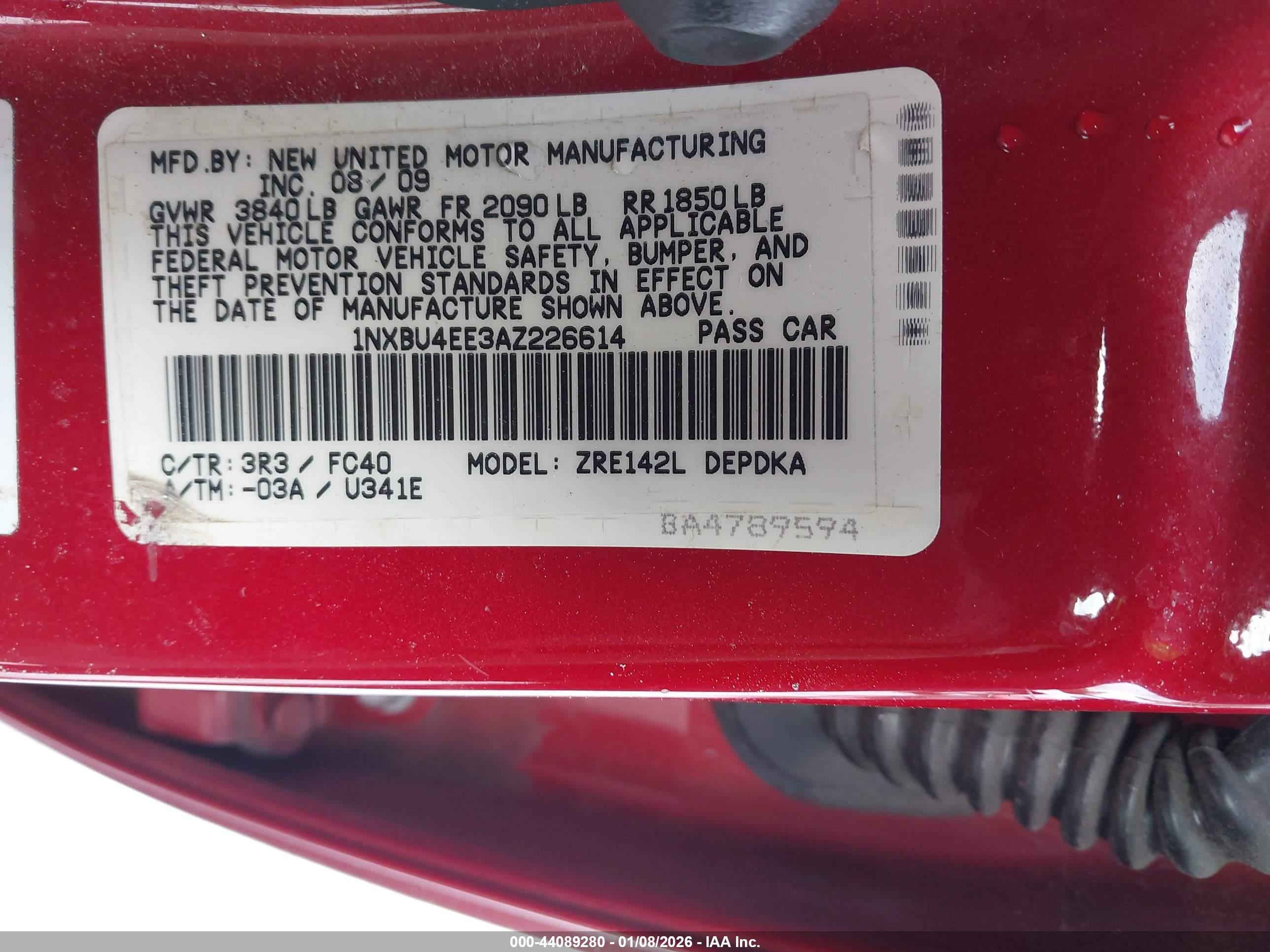 TOYOTA COROLLA image 9