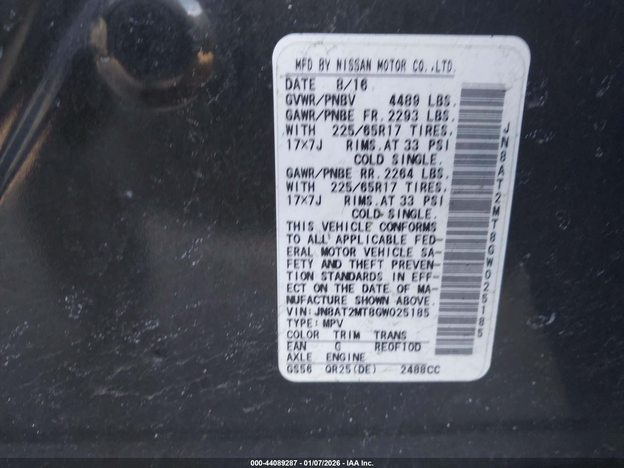 NISSAN ROGUE image 9