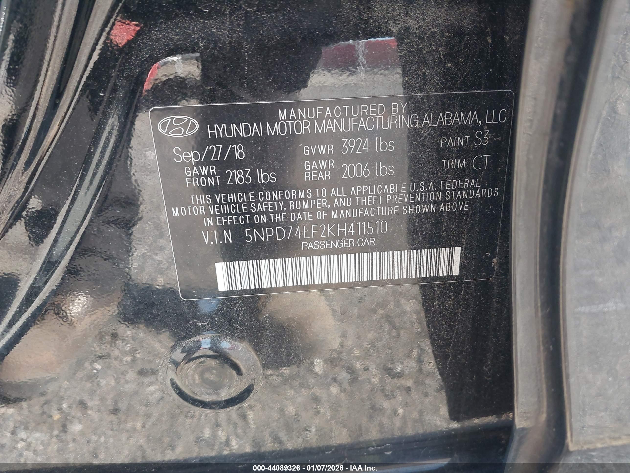HYUNDAI ELANTRA image 9