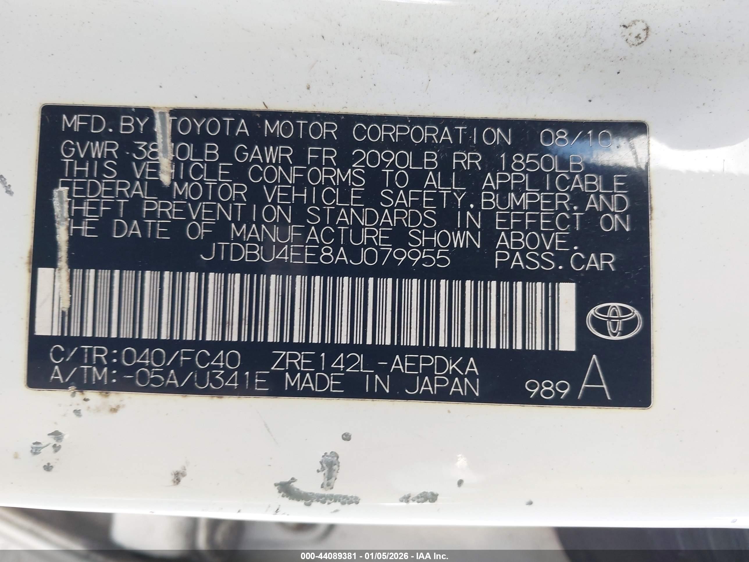 TOYOTA COROLLA image 9