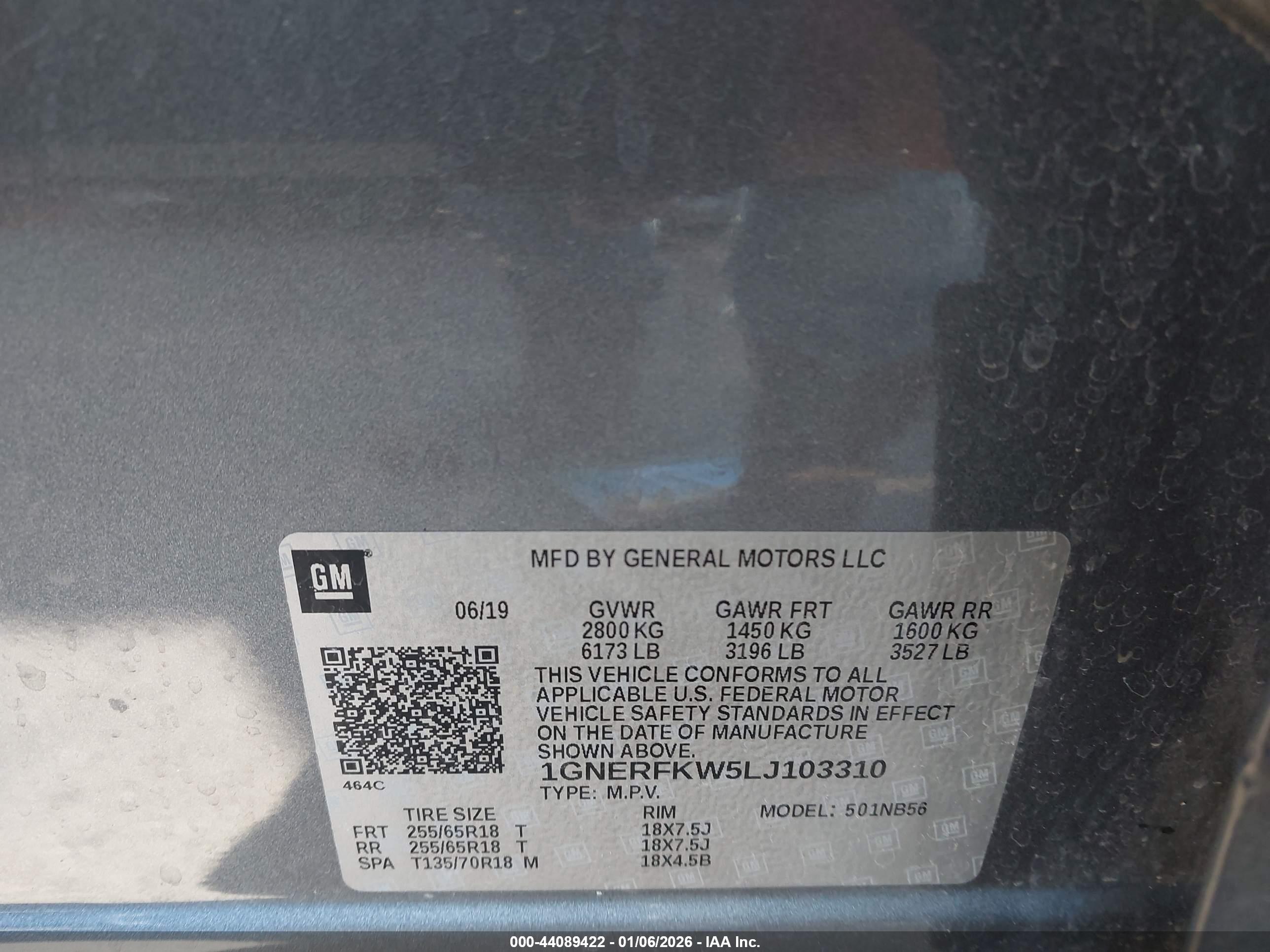 CHEVROLET TRAVERSE image 9