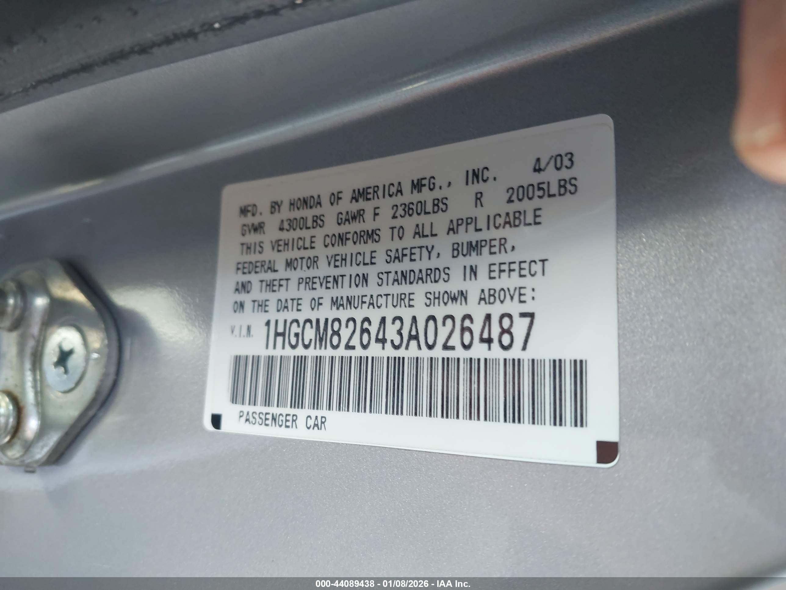 HONDA ACCORD image 9