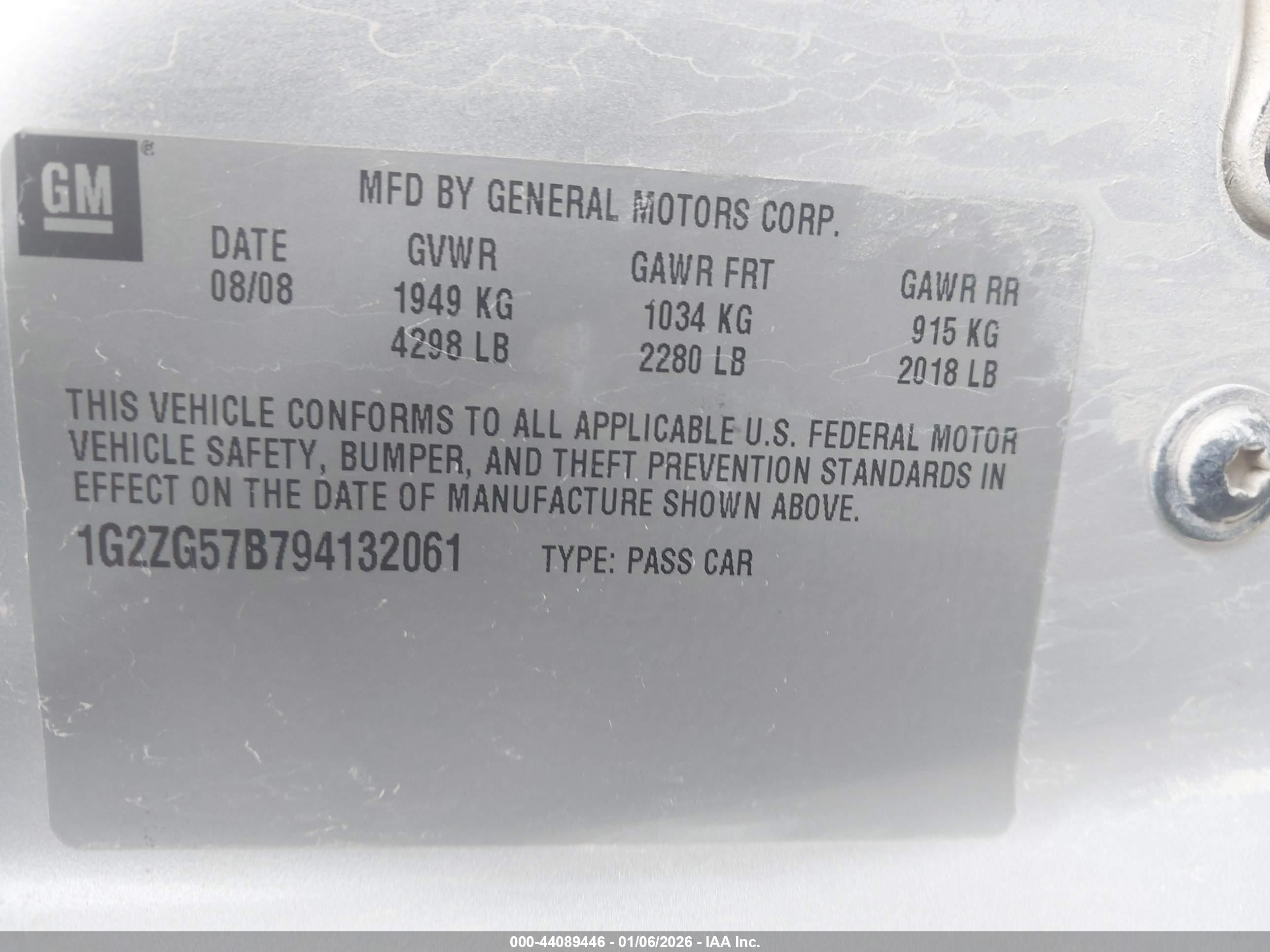PONTIAC G6 image 9