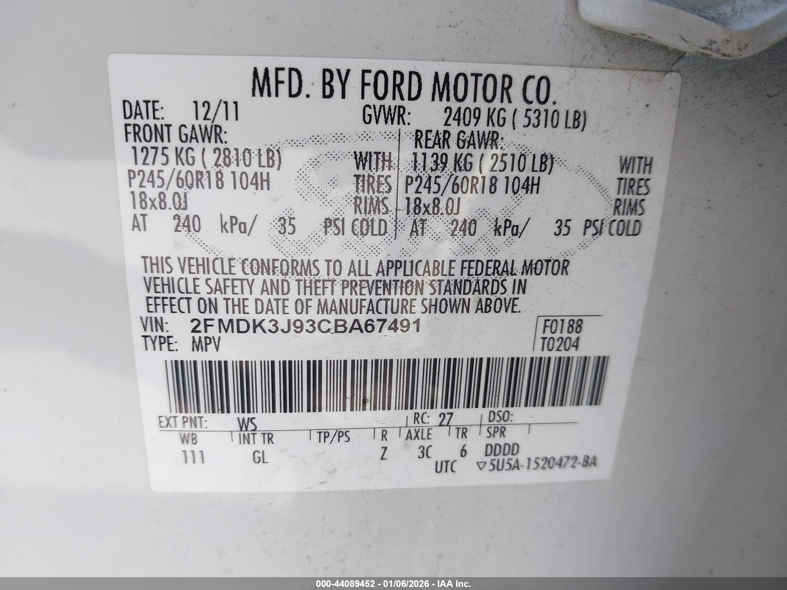FORD EDGE image 9